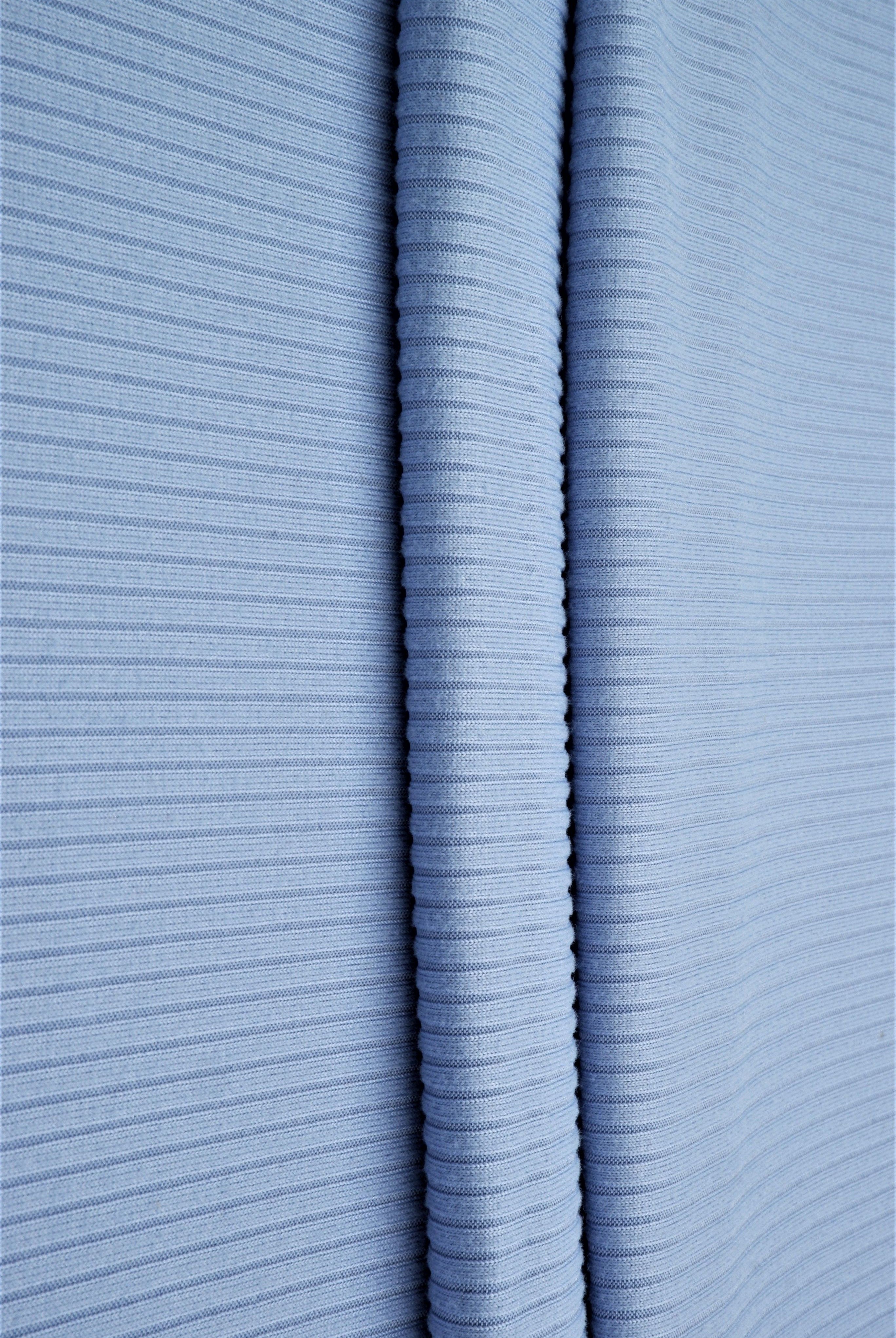 KNT4151 BLUE BLUE BODYSUIT BOTTOMS CAMI DRESS KNIT LOUNGEWEAR NO-PRINT PANTS POLYESTER RIB 4X2 SOLID-B SPANDEX STRETCH TOPS YUMMY