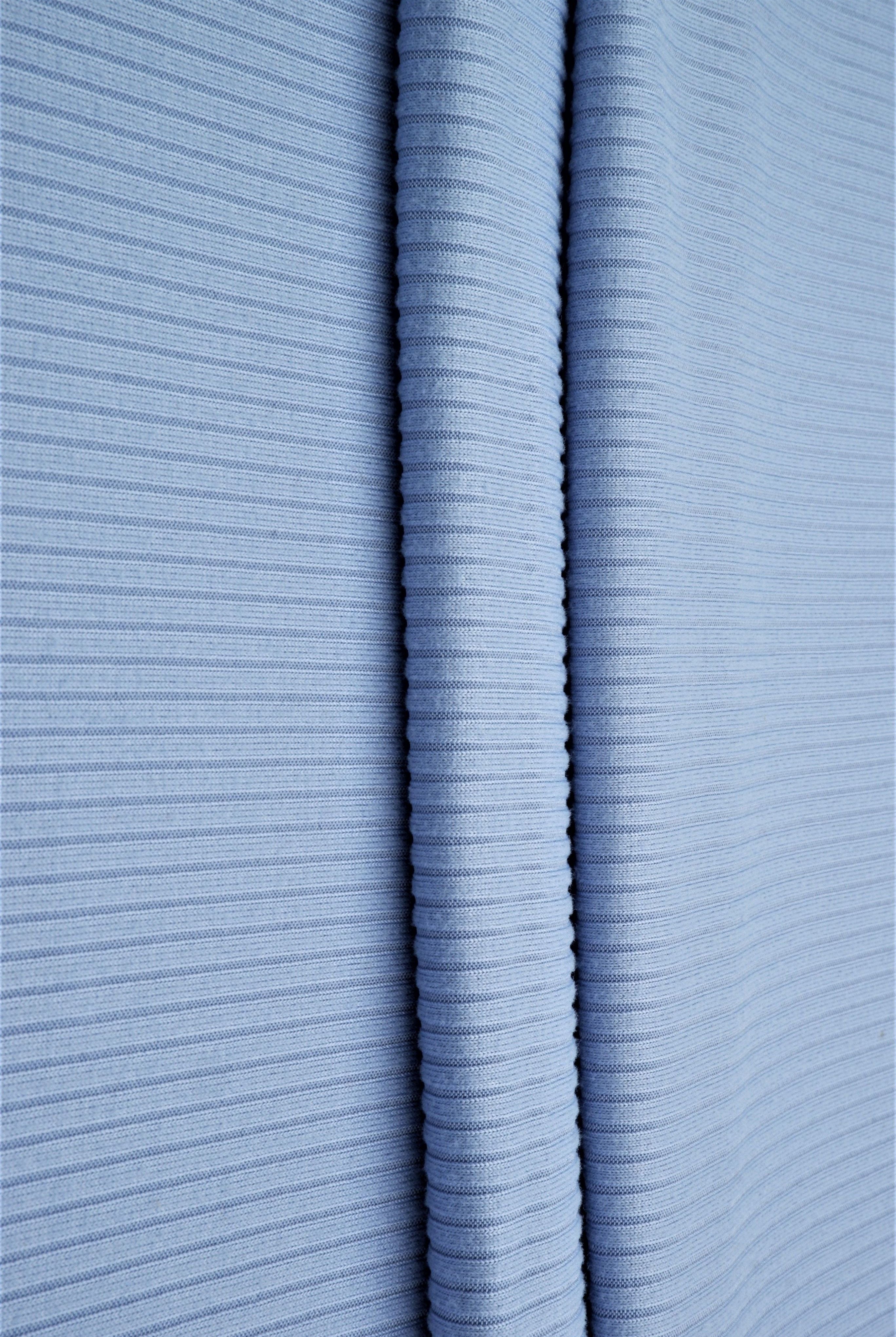 Rib Solid Stretch Knit Fabric - KNT4151