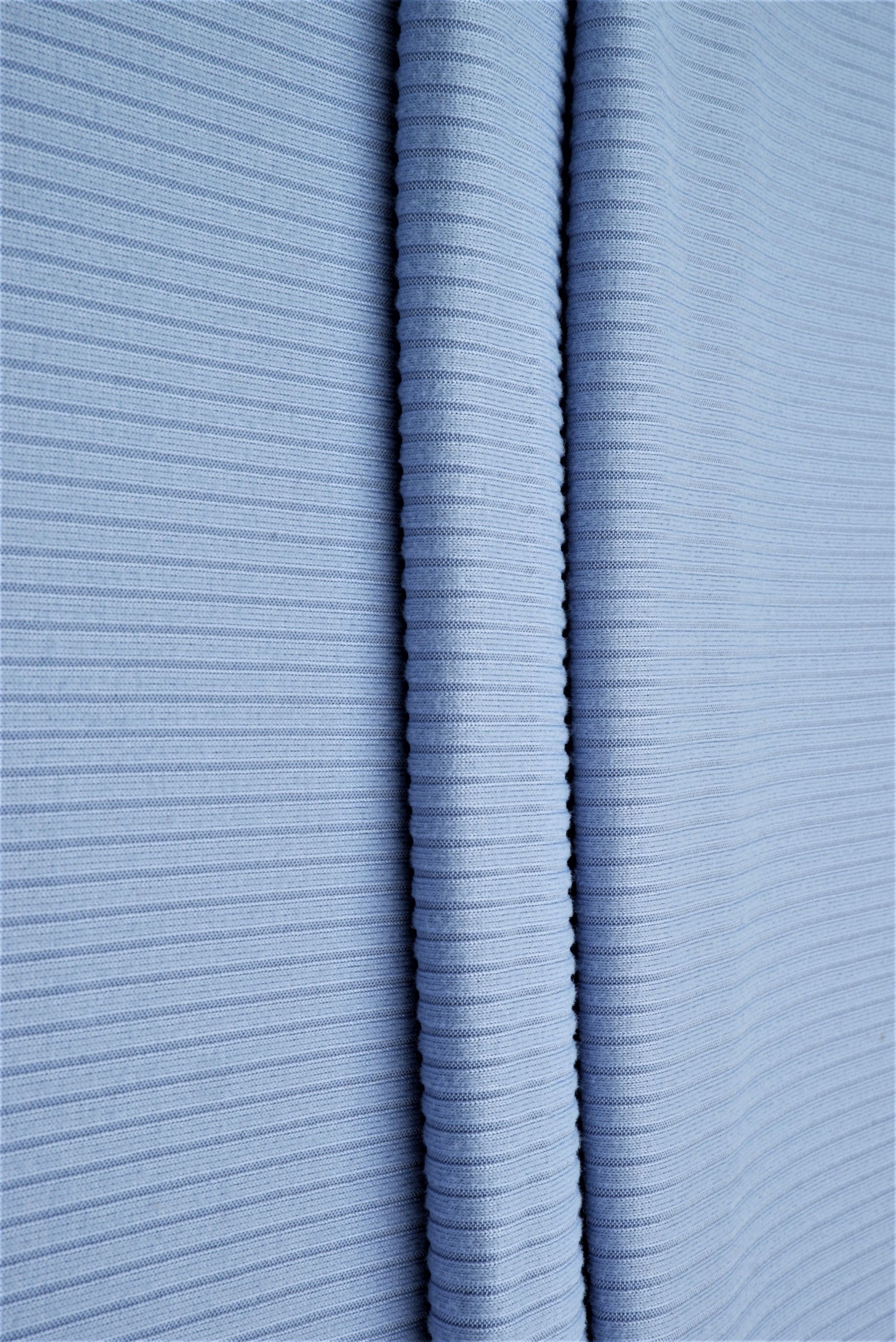 KNT4151 BLUE BLUE BODYSUIT BOTTOMS CAMI DRESS KNIT LOUNGEWEAR NO-PRINT PANTS POLYESTER RIB 4X2 SOLID-B SPANDEX STRETCH TOPS YUMMY