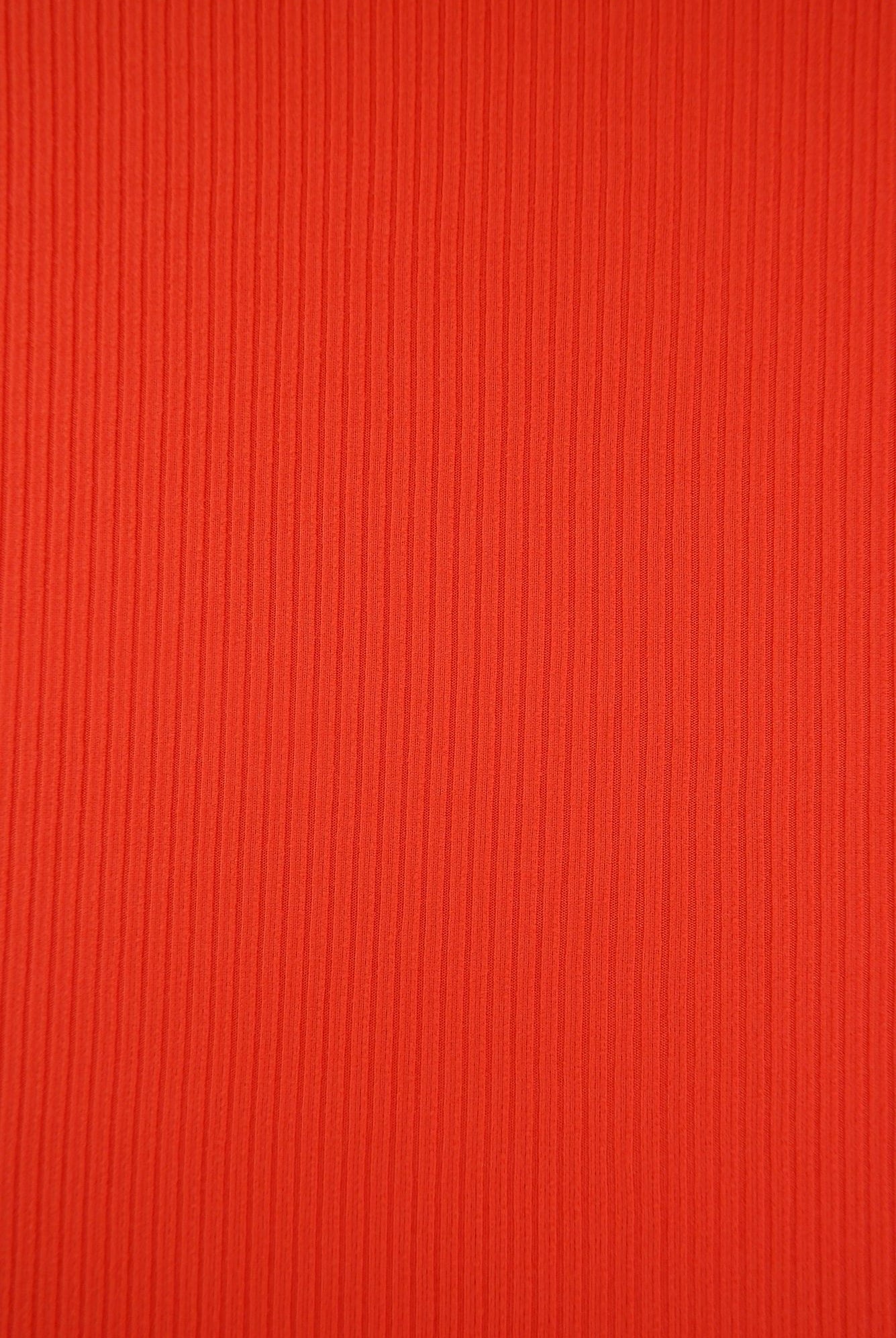 KNT4151 TOMATO BODYSUIT DRESS KNIT LOUNGEWEAR NO-PRINT POLYESTER RED RIB 4X2 SOLID-B SPANDEX STRETCH TOPS YUMMY