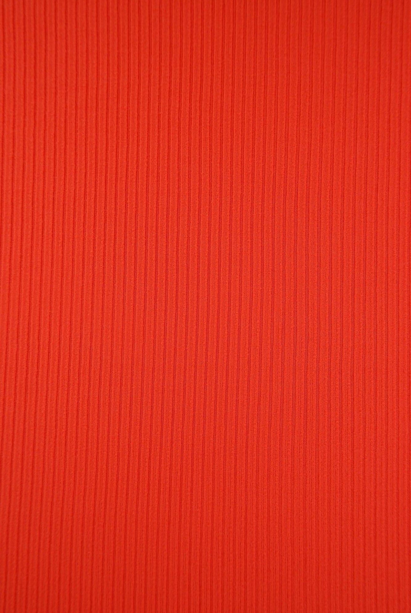 Rib Solid Stretch Knit Fabric - KNT4151