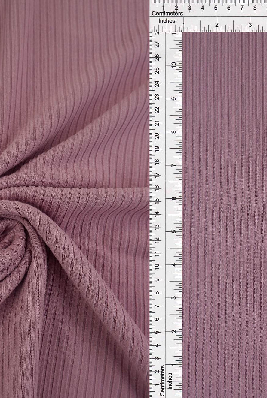 KNT4151 PLUM VINTAGE BODYSUIT DRESS KNIT LOUNGEWEAR NO-PRINT POLYESTER PURPLE RIB 4X2 SOLID-B SPANDEX STRETCH TOPS YUMMY
