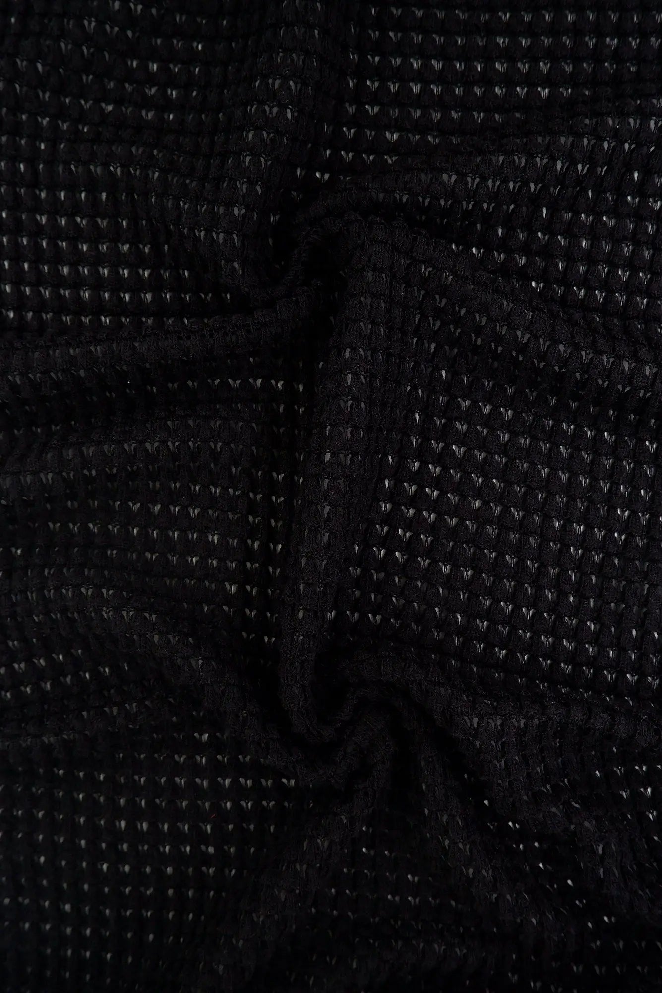 KNT4190 BLACK ACTIVEWEAR BOTTOMS CAMI DRESS KNIT LOUNGEWEAR NO-PRINT POLYESTER RAYON SOLID SPANDEX STRETCH SWEATER TOPS TUNICS WAFFLE