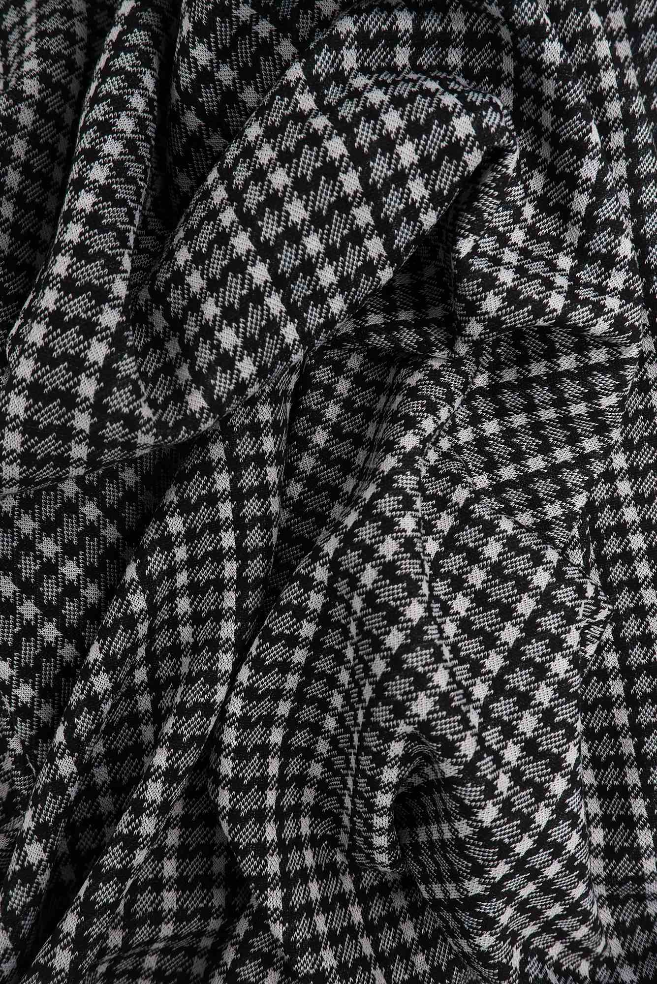 Double Knit Jacquard Plaid Stretch Fabric - KNT4210