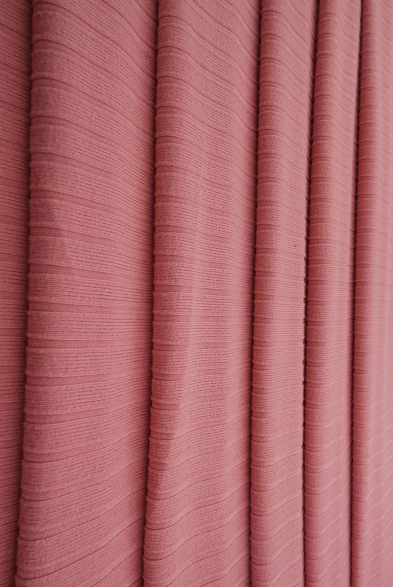 Rib Solid Stretch Knit Fabric - KNT4135