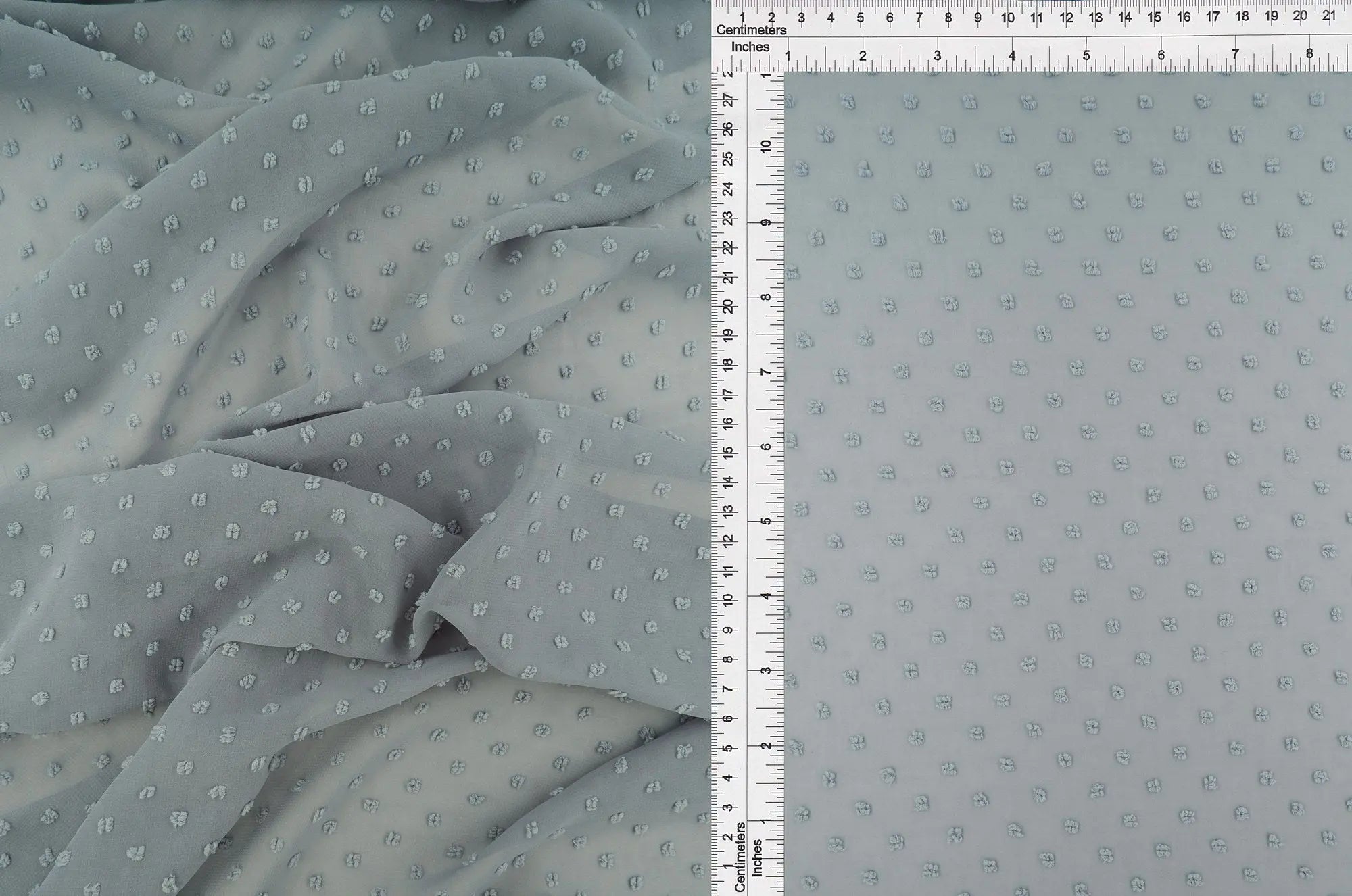 HIMLT-3132 BLUE VINTAGE BLOUSE BLUE CHIFFON DOT DRESS HI-MULTI NON STRETCH POLYESTER SKIRTS SOLID SWISS TOPS WOVEN