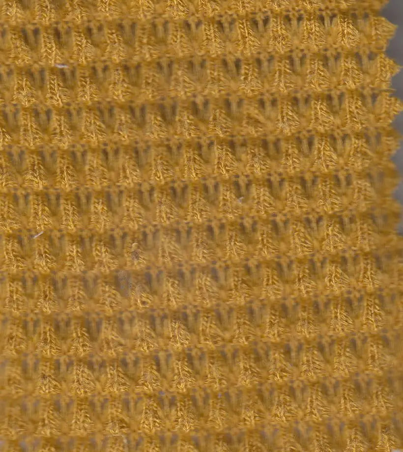 KNT4190 MUSTARD ACTIVEWEAR BOTTOMS CAMI DRESS KNIT LOUNGEWEAR NO-PRINT POLYESTER RAYON SOLID SPANDEX STRETCH SWEATER TOPS TUNICS WAFFLE