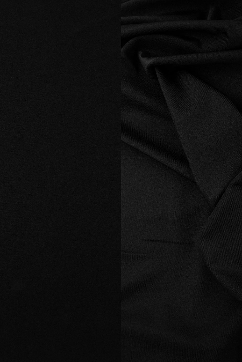 KNT4230 BLACK ACTIVEWEAR BIKER SHORTS BODYSUIT BOTTOMS CAMI DRESS JERSEY KNIT LOUNGEWEAR NO-PRINT PANTS POLYESTER SHINY SKIRTS SOLID SPANDEX STRETCH SUBLIMATION TOPS TUNICS YOGA