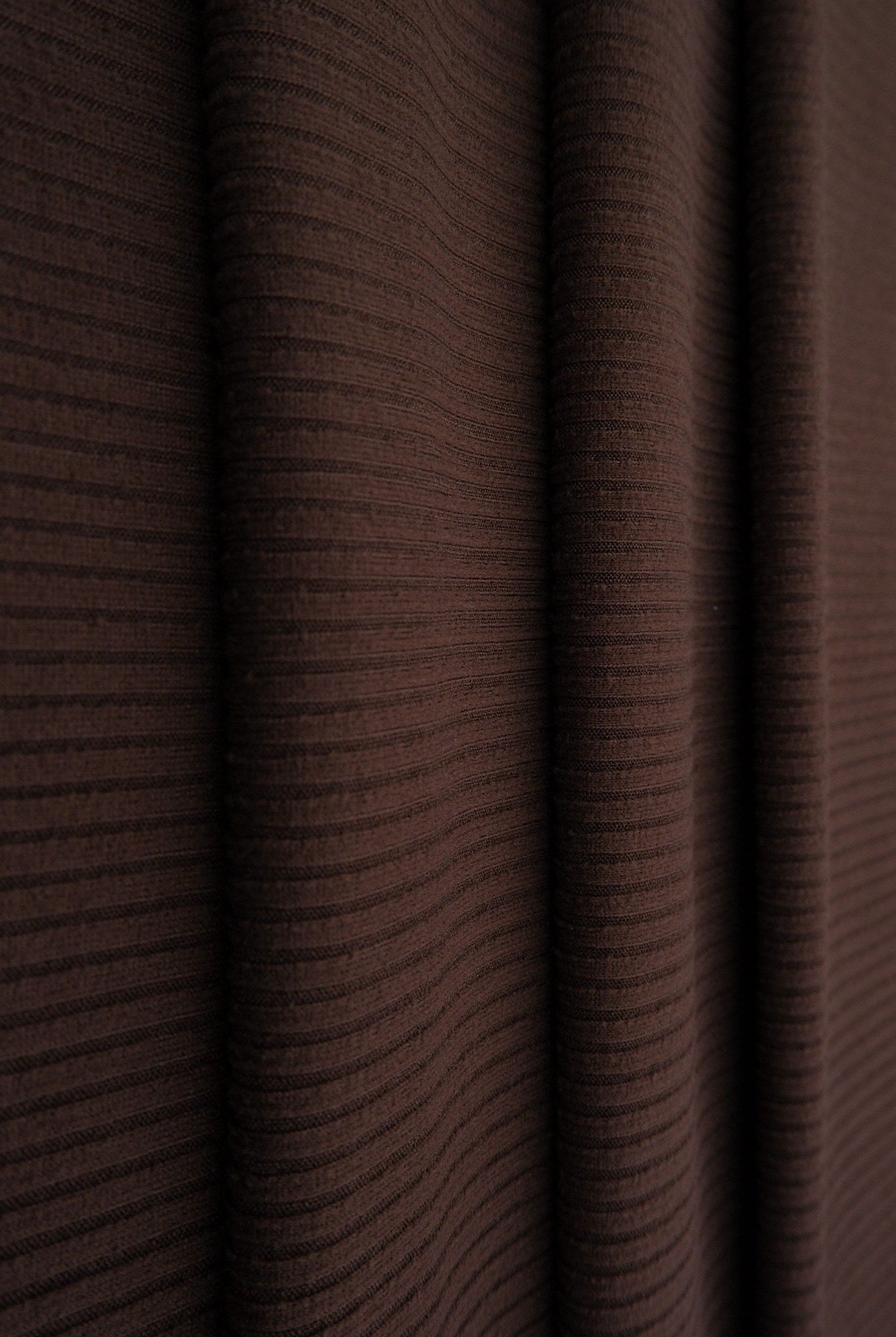 Rib Solid Stretch Knit Fabric - KNT4151