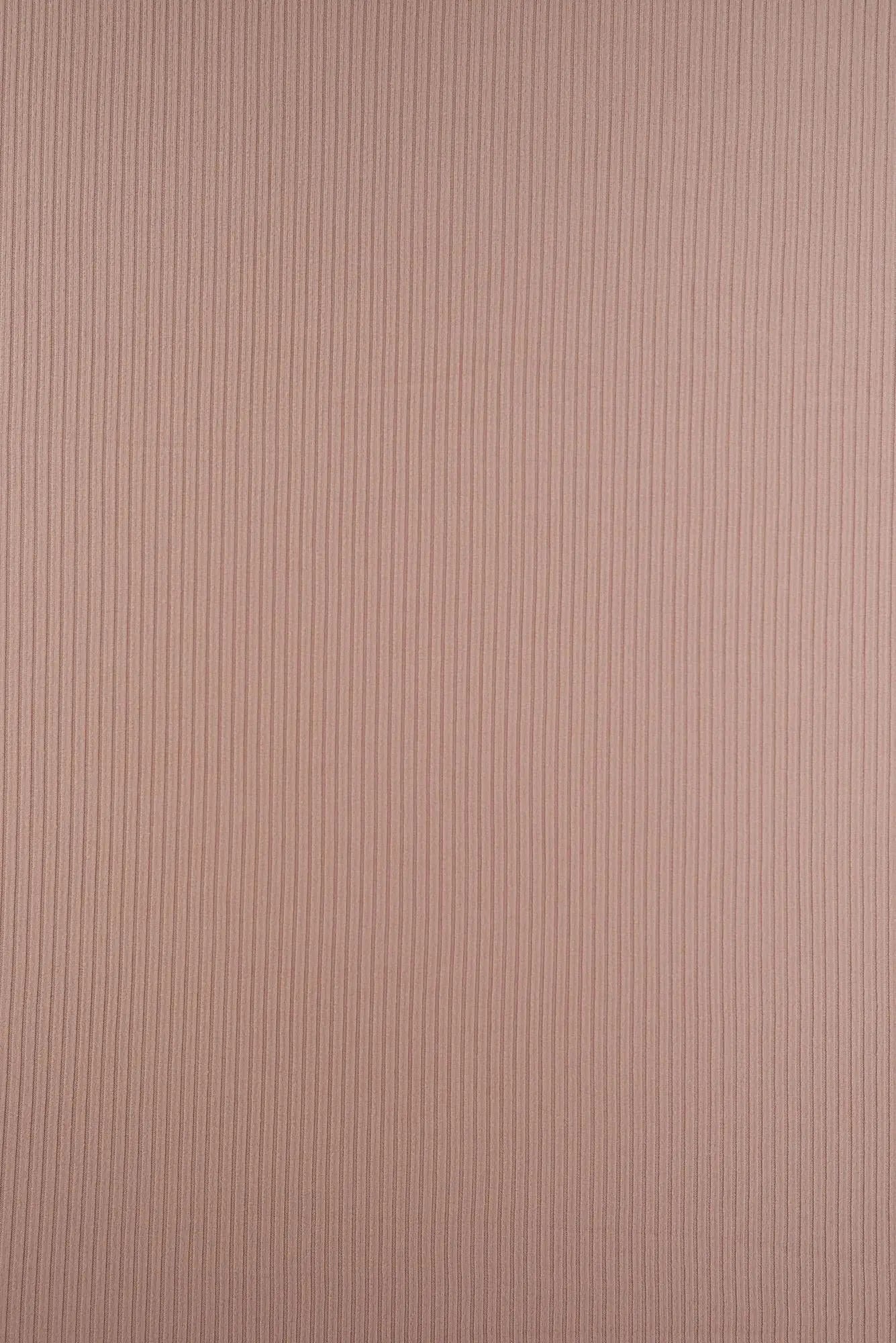 KNT4151 TAUPE BODYSUIT BROWN DRESS KNIT LOUNGEWEAR NO-PRINT POLYESTER RIB 4X2 SOLID-B SPANDEX STRETCH TOPS YUMMY