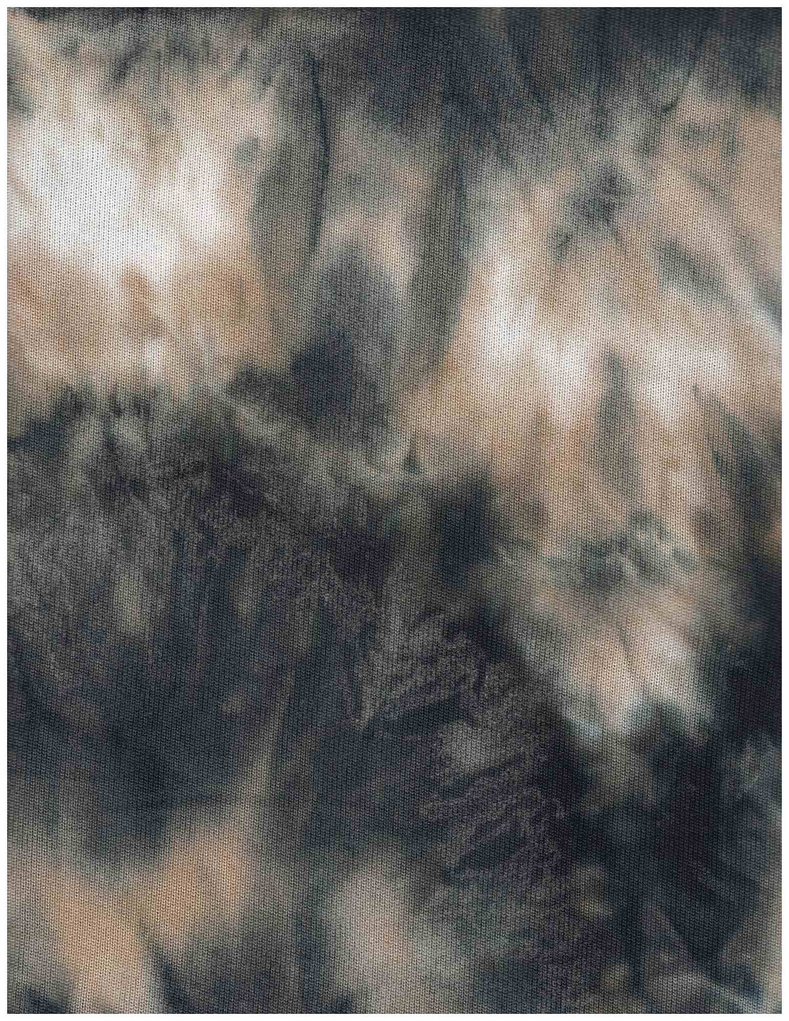 Brushed Tie-Dye Stretch Knit Fabric - KNT4354