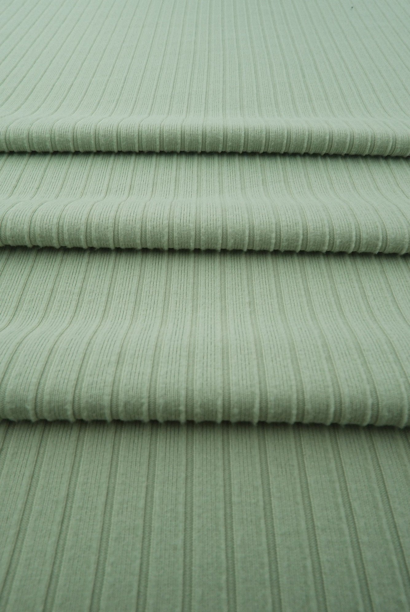 Rib Solid Stretch Knit Fabric - KNT4135