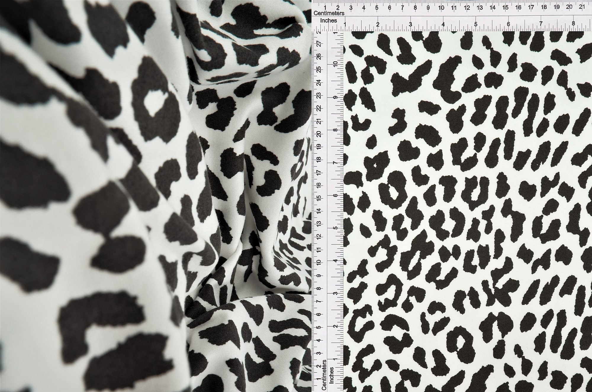 DTY Brushed Animal Print Stretch Knit Fabric - KNT2100-SE30410
