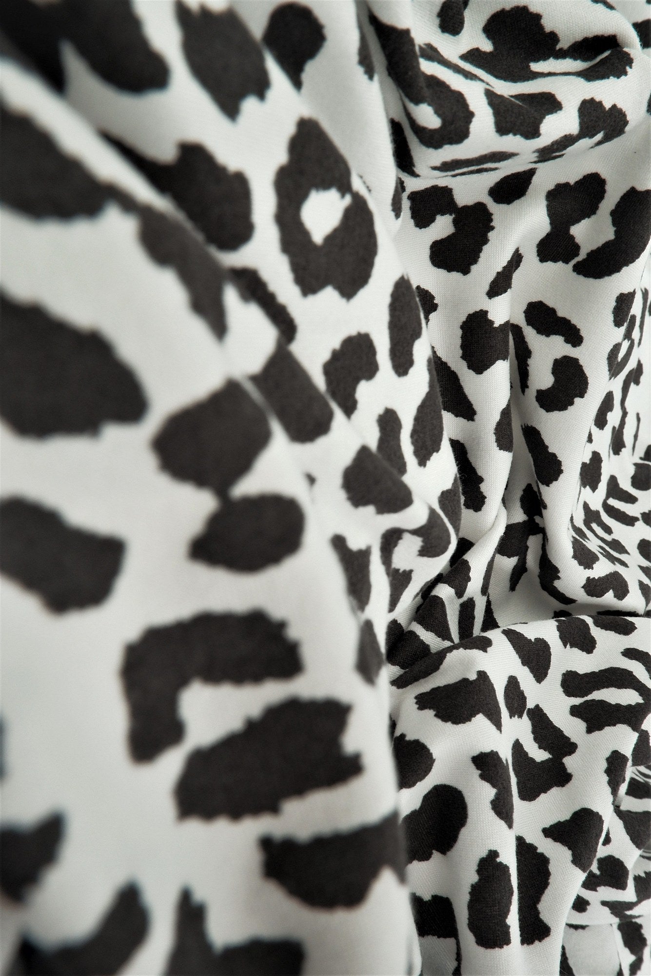 DTY Brushed Animal Print Stretch Knit Fabric - KNT2100-SE30410