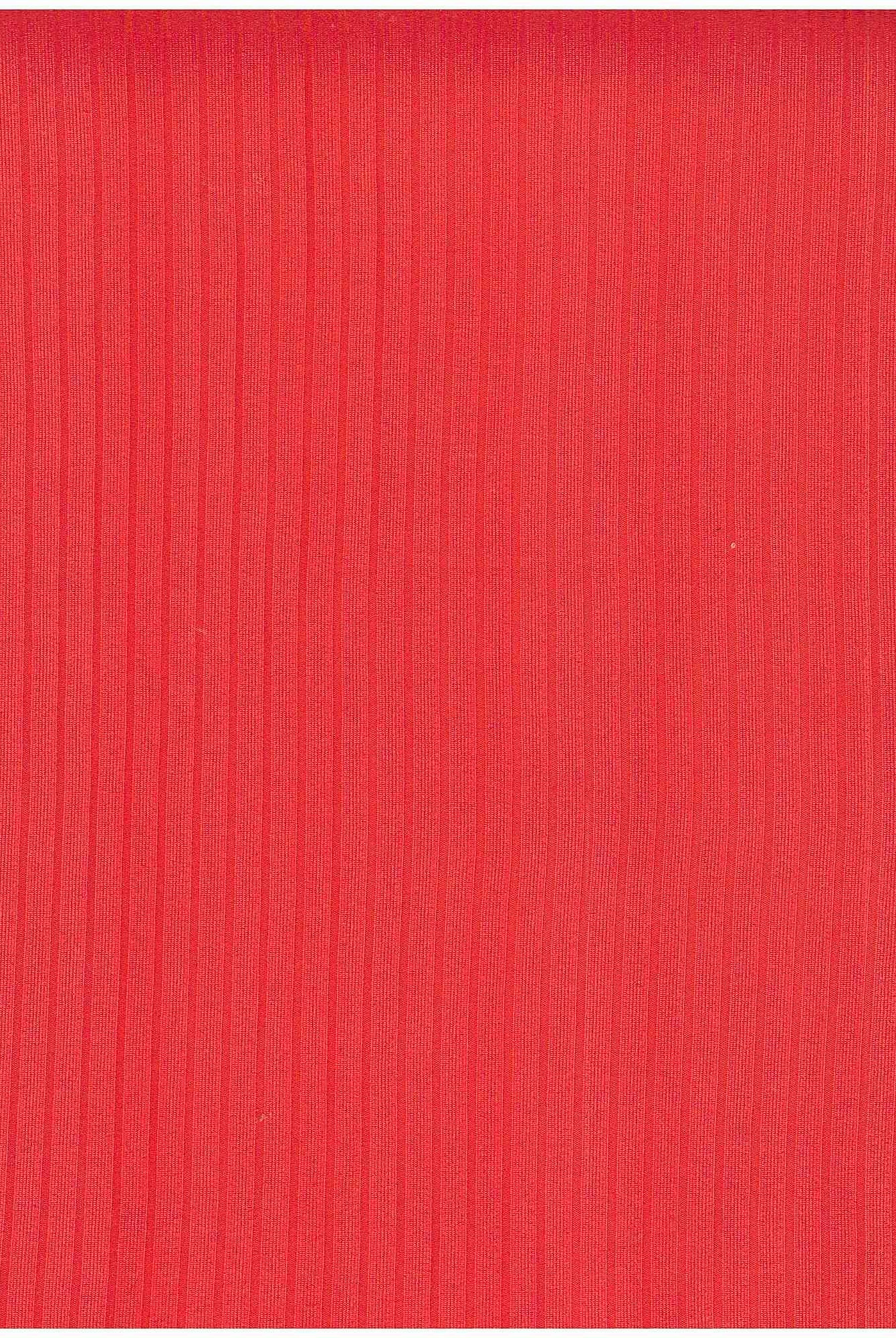 Rib Solid Stretch Knit Fabric - KNT4135