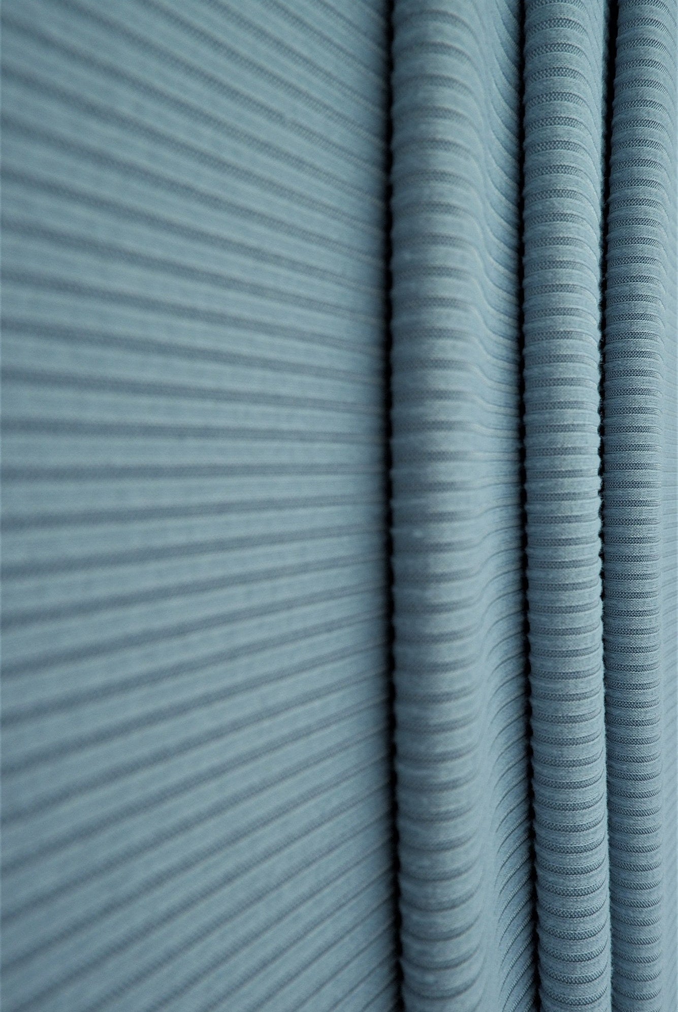 Rib Solid Stretch Knit Fabric - KNT4151