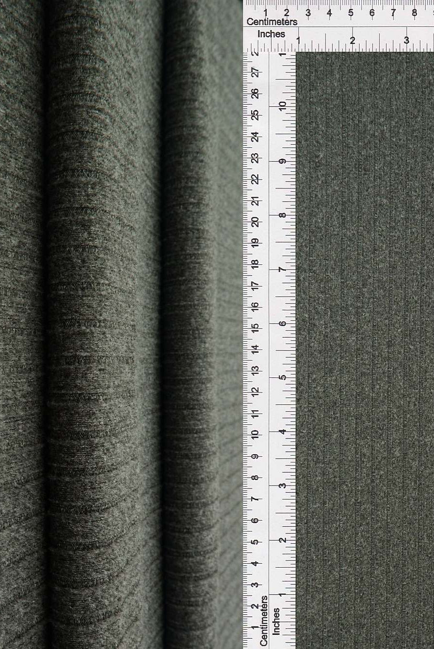 Rib Solid Stretch Knit Fabric - KNT4135
