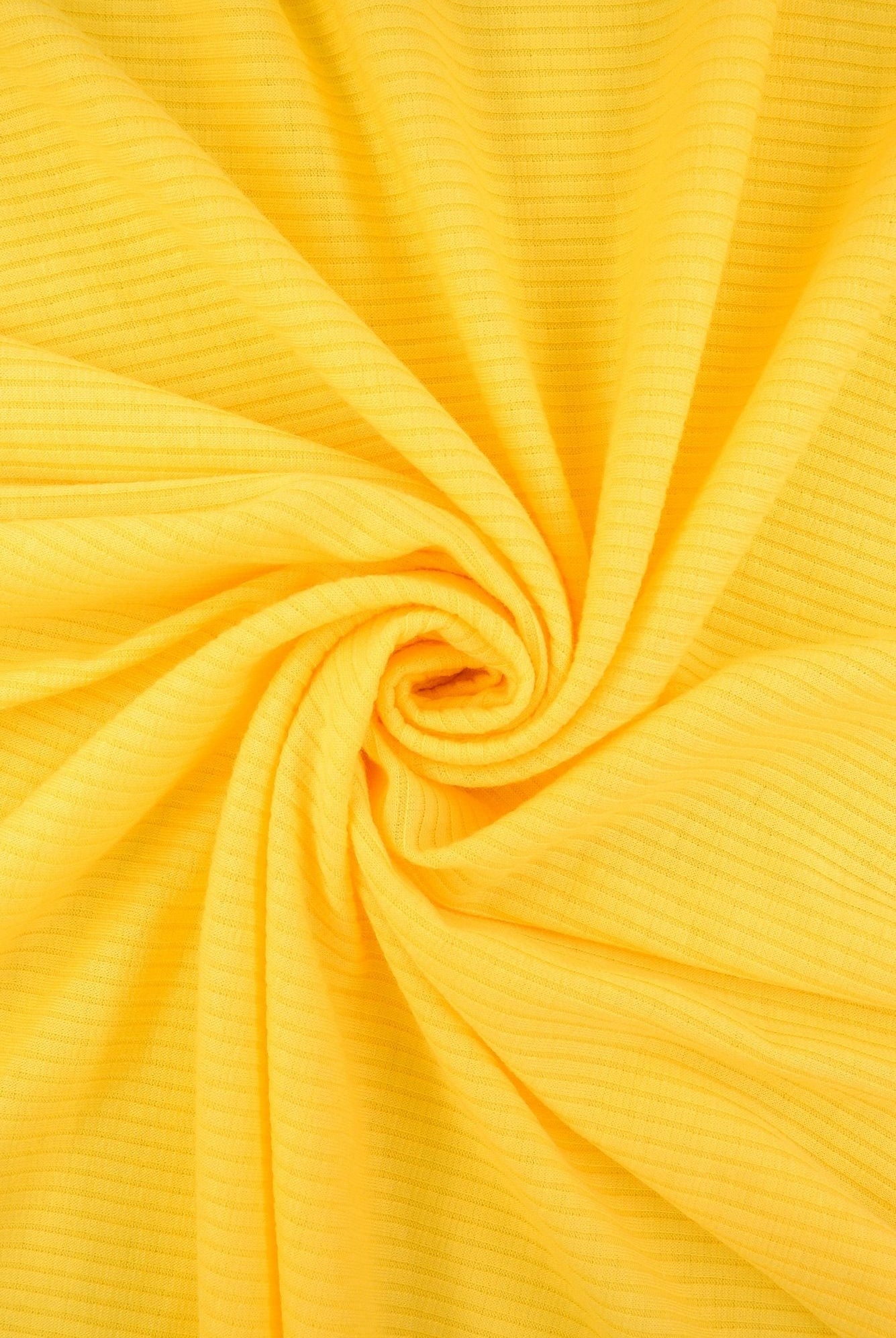 Rib Solid Stretch Knit Fabric - KNT3422