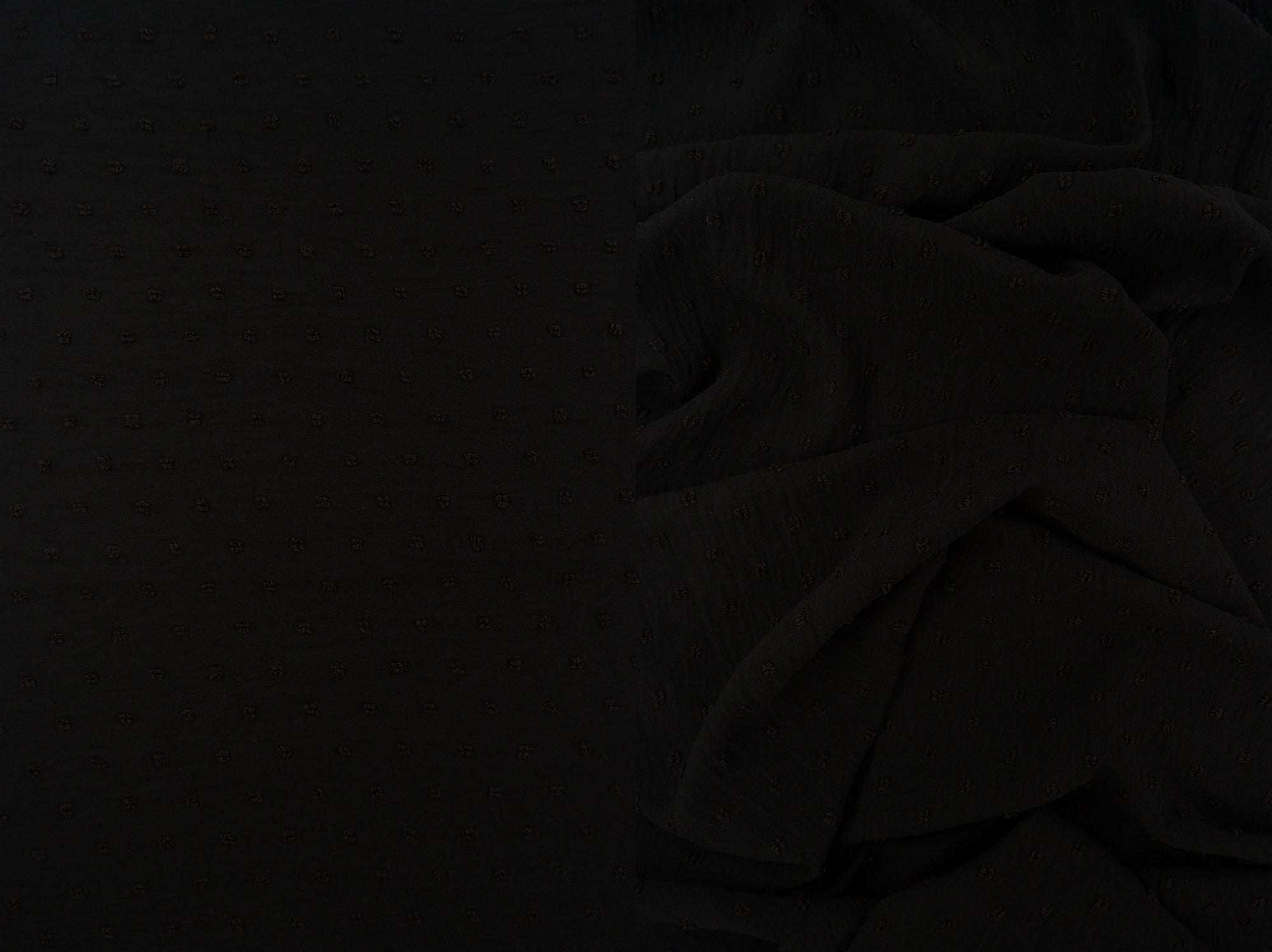 POP4389 BLACK BLOUSE BODYSUIT BOTTOMS CAMI CEY DRESS NO-PRINT PANTS POLYESTER SKIRTS SOLID SWISS DOT TOPS WOVEN