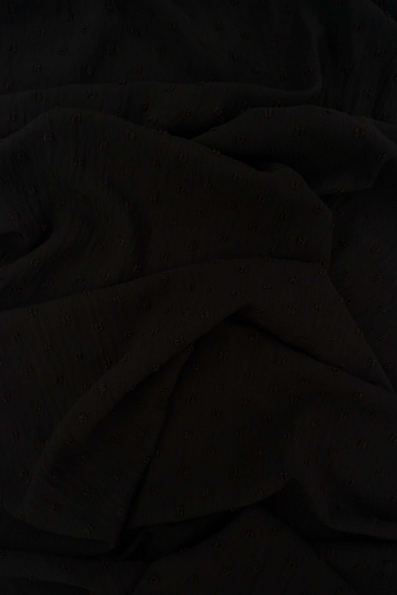 POP4389 BLACK BLOUSE BODYSUIT BOTTOMS CAMI CEY DRESS NO-PRINT PANTS POLYESTER SKIRTS SOLID SWISS DOT TOPS WOVEN