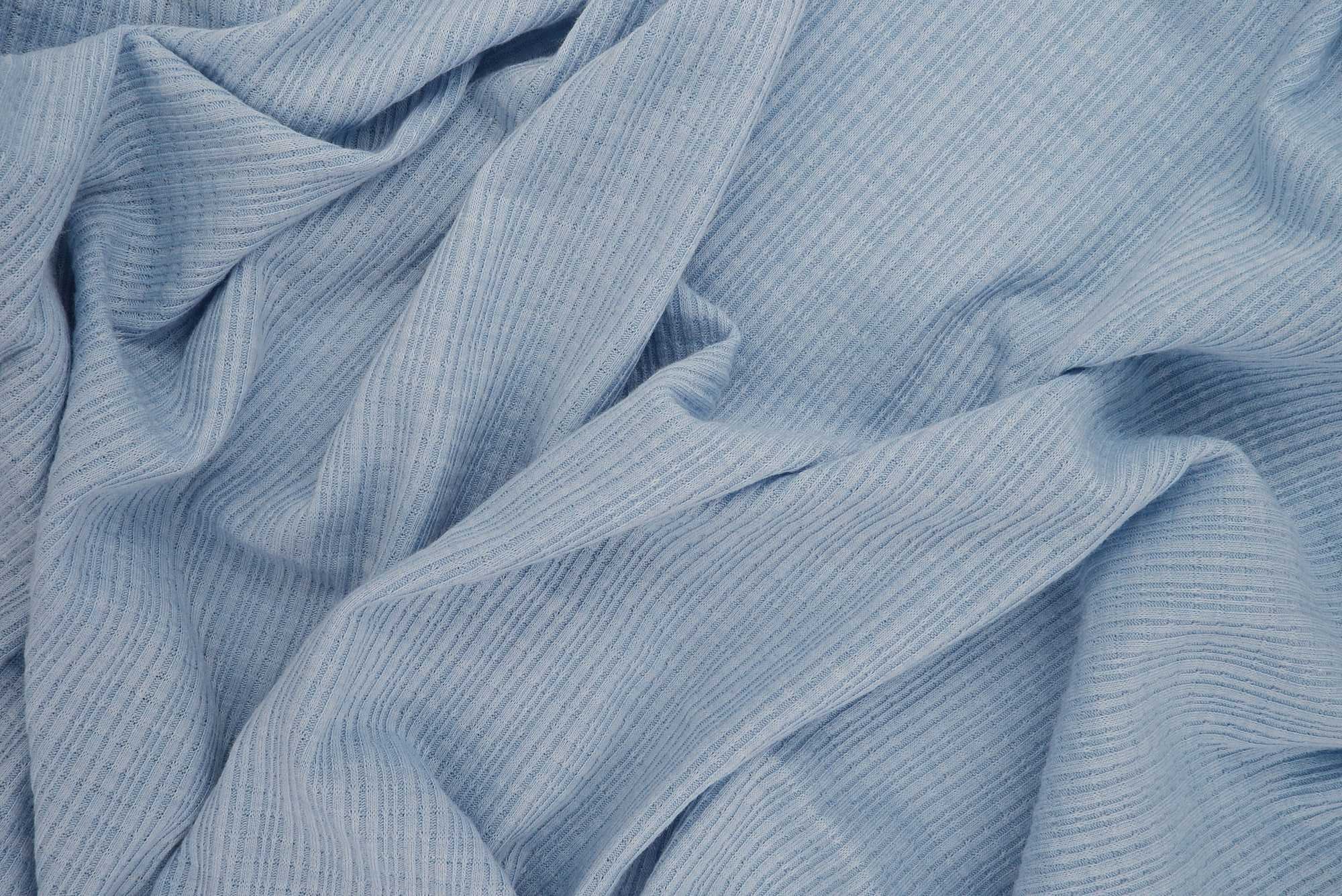 Two-Tone Rib Stretch Knit Fabric - KNT3359-2TONE