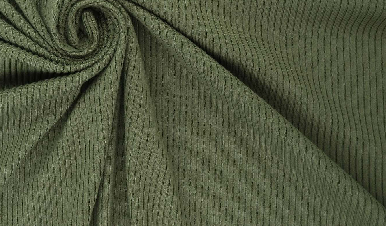 KNT4151 OLIVE VINTAGE BODYSUIT BOTTOMS CAMI DRESS GREEN KNIT NO-PRINT POLYESTER RIB 4X2 SOLID-B SPANDEX STRETCH TOPS YUMMY