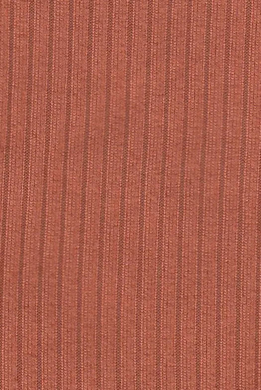 KNT4151 AUTUMN LEAF ACTIVEWEAR BIKER SHORTS BODYSUIT BOTTOMS CAMI DRESS KNIT NO-PRINT POLYESTER RIB 4X2 RUST SKIRTS SOLID-B SPANDEX STRETCH T-SHIRT TOPS YUMMY