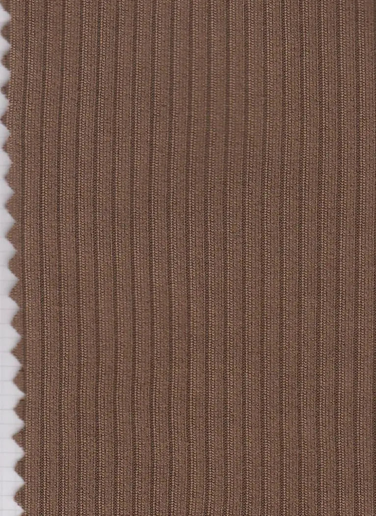 KNT4151 BROWN COCO BODYSUIT BROWN DRESS KNIT LOUNGEWEAR NO-PRINT POLYESTER RIB 4X2 SKIRTS SOLID-B SPANDEX STRETCH TOPS YUMMY