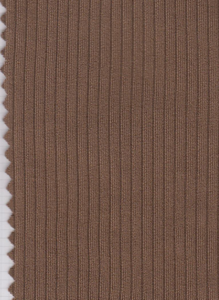KNT4151 BROWN COCO BODYSUIT BROWN DRESS KNIT LOUNGEWEAR NO-PRINT POLYESTER RIB 4X2 SKIRTS SOLID-B SPANDEX STRETCH TOPS YUMMY