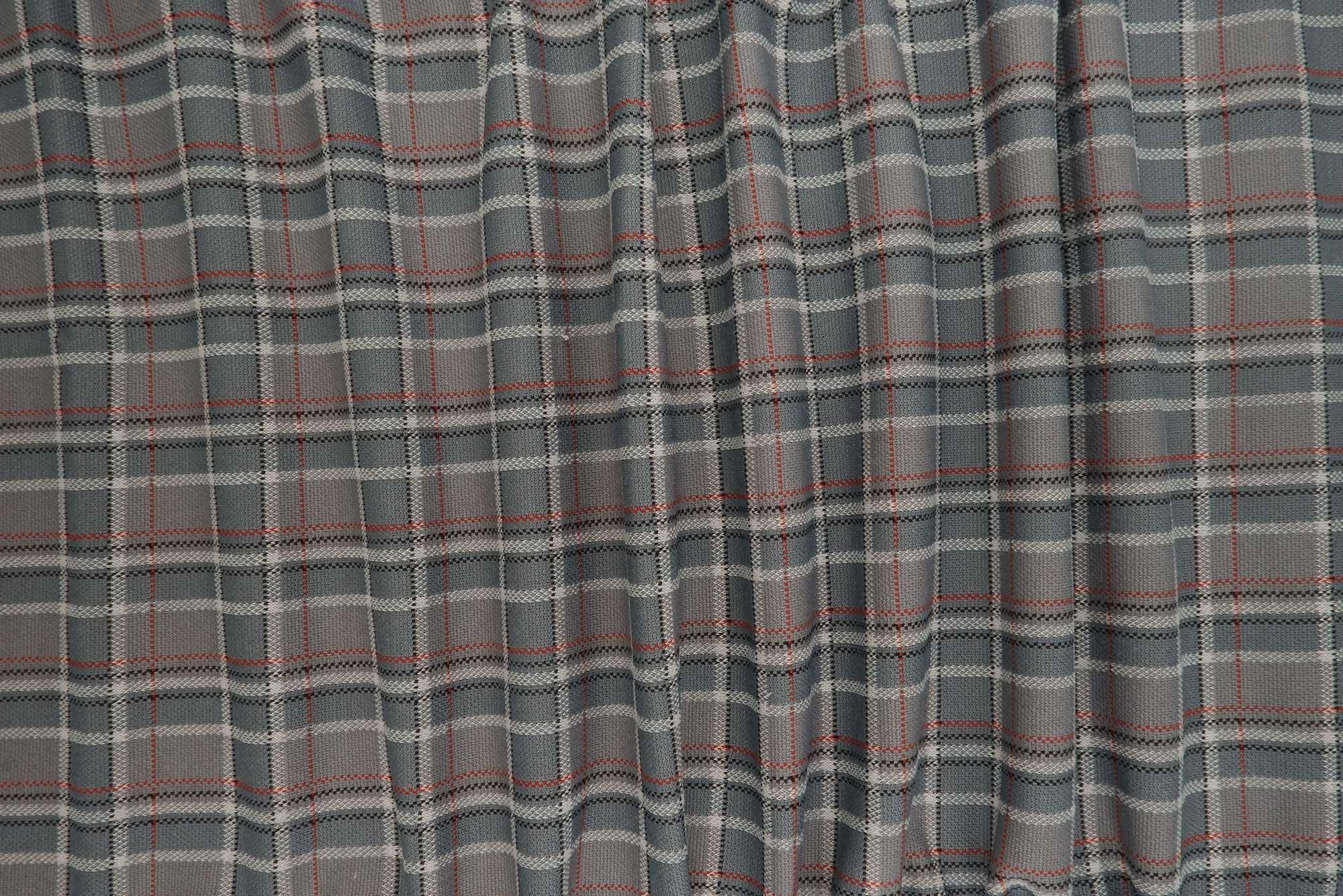 KNT4407 GREY BOTTOMS CAMI DOUBLE KNIT JACQUARD OUTERWEAR PANTS PLAID POLYESTER RAYON SKIRTS SOLID-B SPANDEX STRETCH TOPS TUNICS YARN DYED