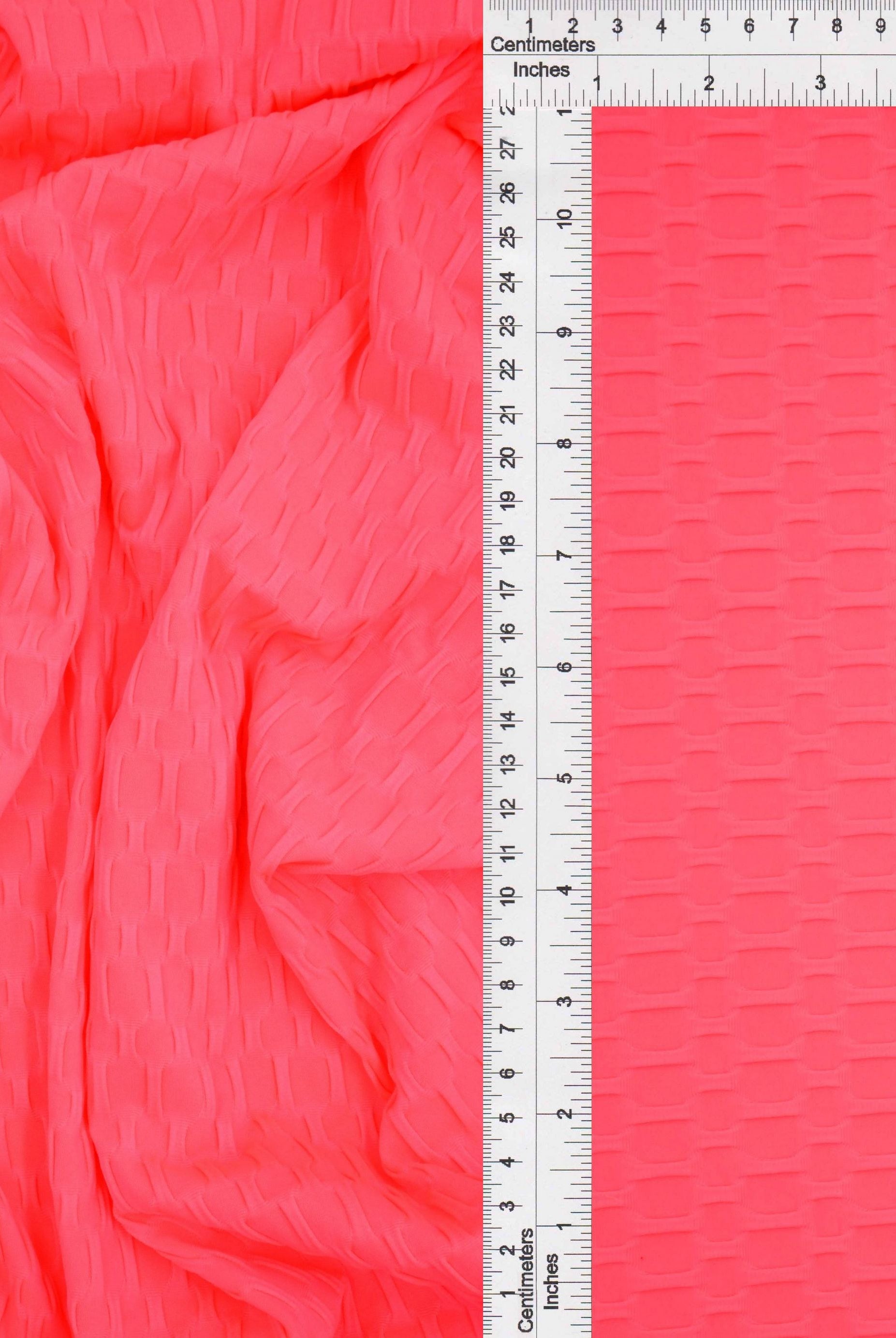 KNT4360 NEON PINK ACTIVEWEAR BIKER SHORTS BODYSUIT BOTTOMS DRESS KNIT LOUNGEWEAR NO-PRINT PANTS POLYESTER SKIRTS SOLID SPANDEX STRETCH TOPS TUNICS