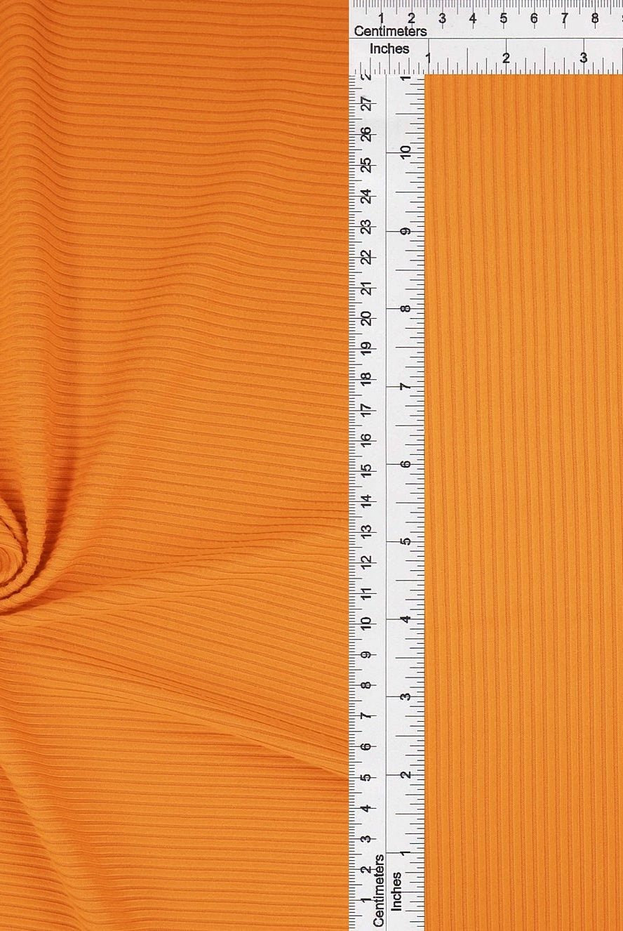 Rib Solid Stretch Knit Fabric - KNT4151