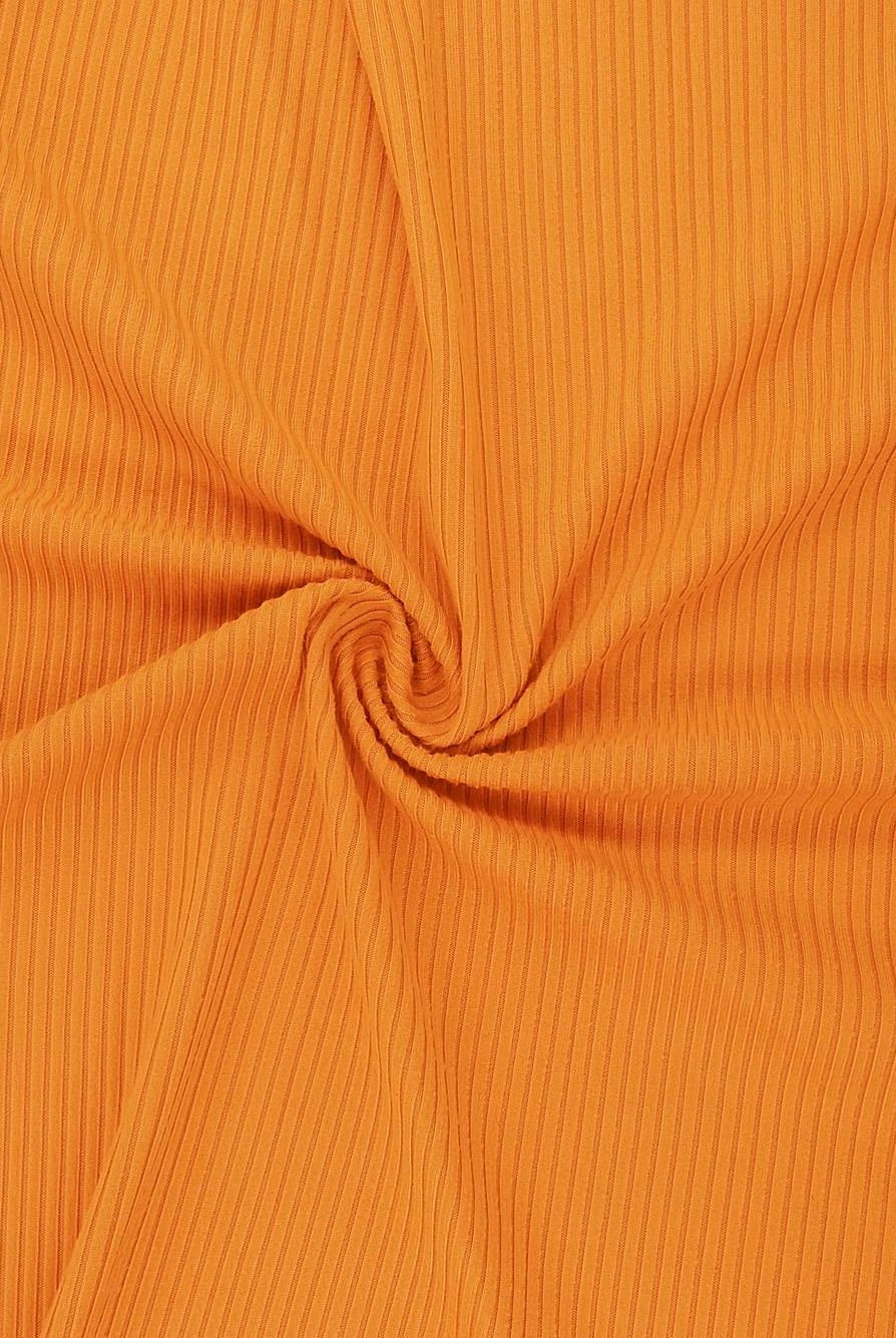 Rib Solid Stretch Knit Fabric - KNT4151