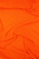 HIMLT-4220 ORANGE BLOUSE BODYSUIT BOTTOMS CAMI DRESS HI-MULTI NO-PRINT NON STRETCH ORANGE PANTS POLYESTER SKIRTS SOLID SWISS DOT TOPS WOVEN