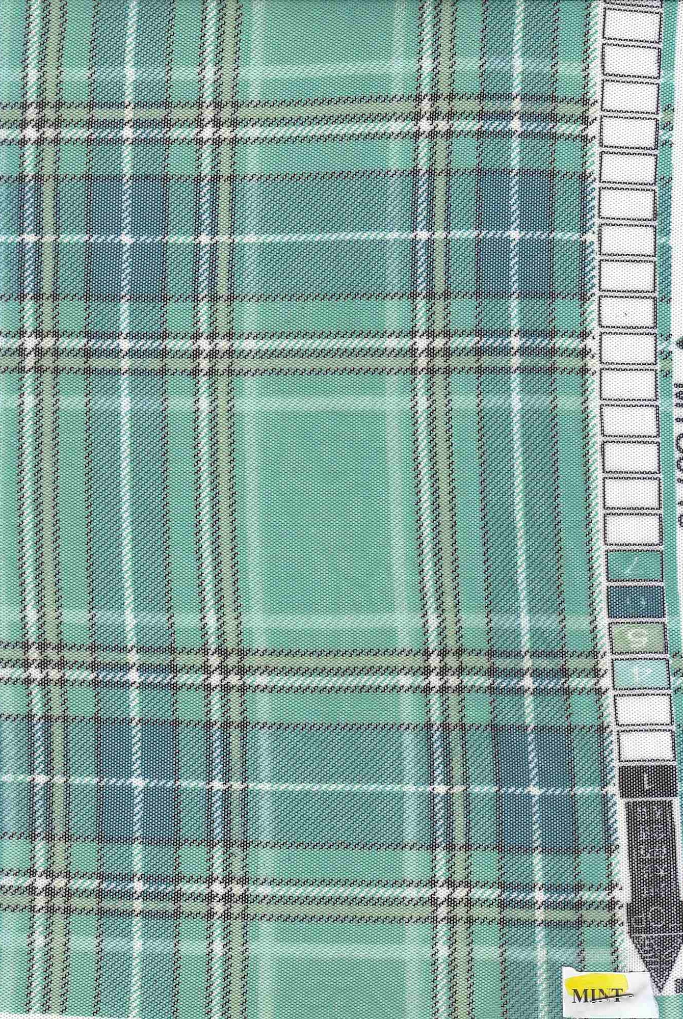 MESH-Q10125 MINT BLACK BLOUSE BLUE BODYSUIT CAMI FLOCKING GREEN LOUNGEWEAR MESH PLAID POLYESTER PRINT SPANDEX STRETCH TOPS TUNICS WHITE