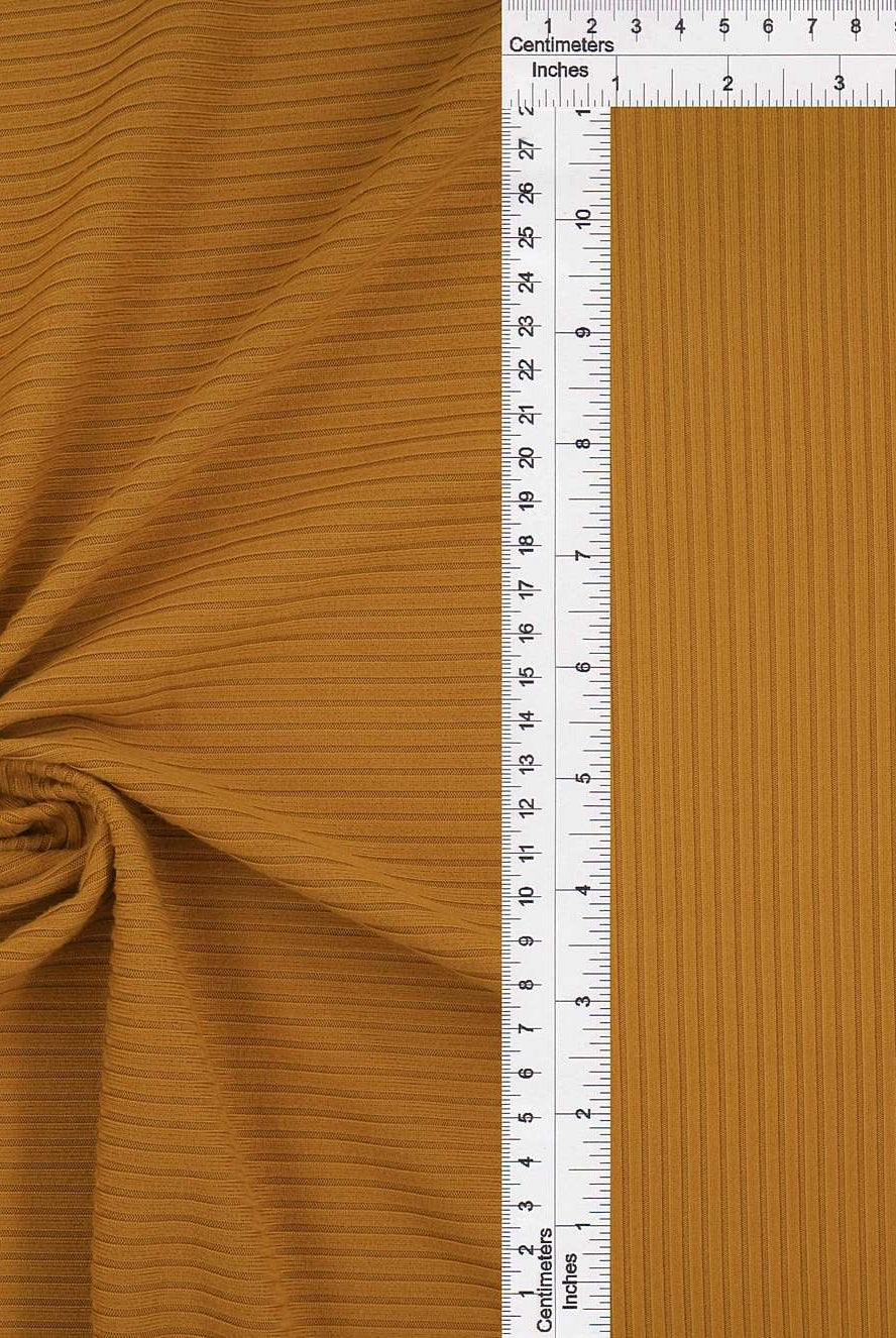 KNT4151 HONEY MUSTARD BODYSUIT DRESS KNIT LOUNGEWEAR MUSTARD NO-PRINT POLYESTER RIB 4X2 SOLID-B SPANDEX STRETCH TOPS YUMMY