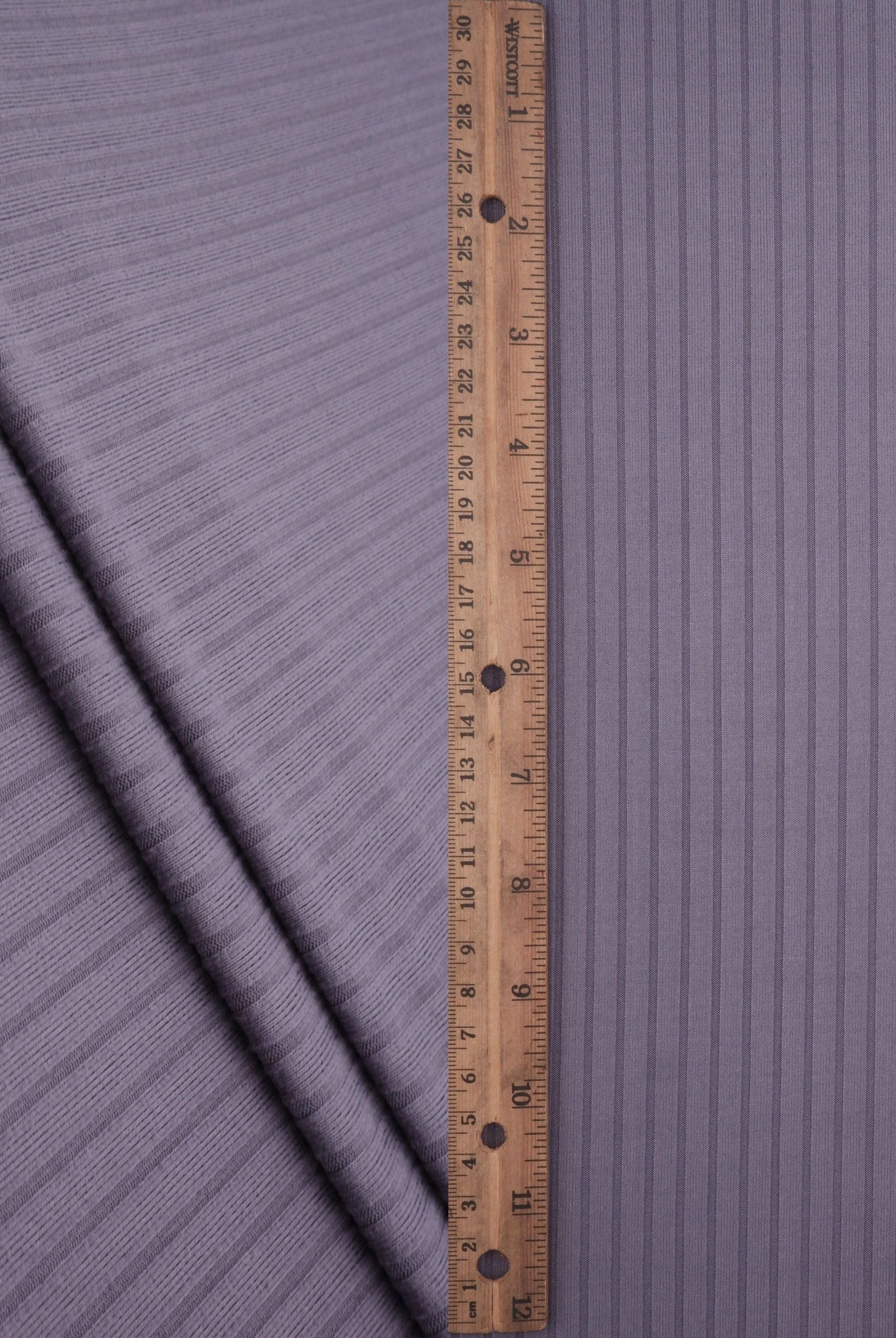 Rib Solid Stretch Knit Fabric - KNT4135