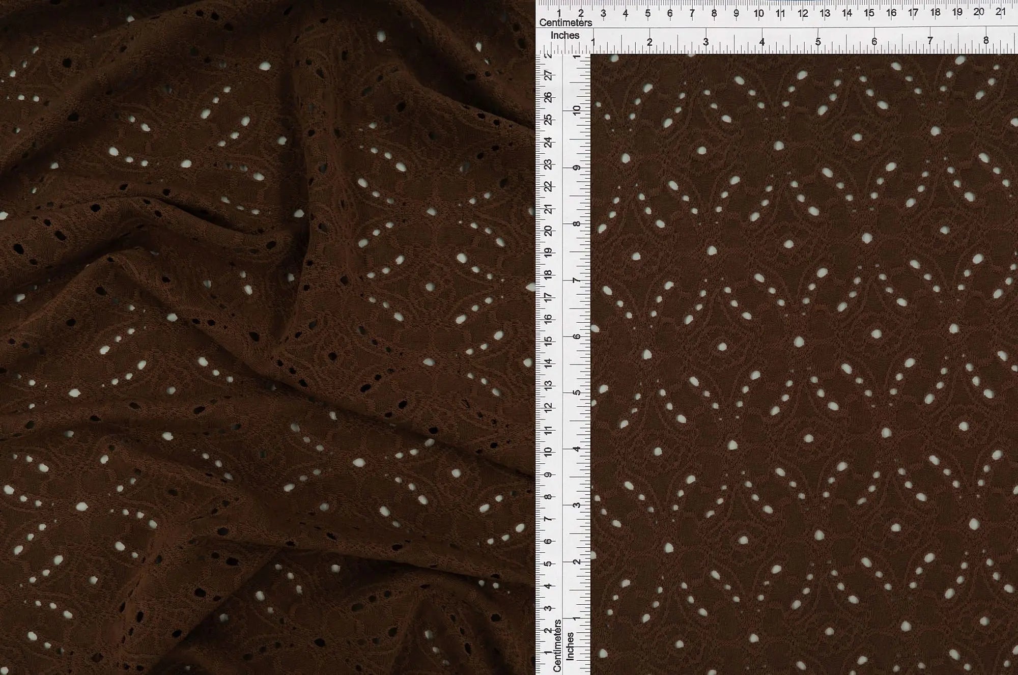 Solid Jacquard Eyelet DTY Knit Fabric - KNT4186