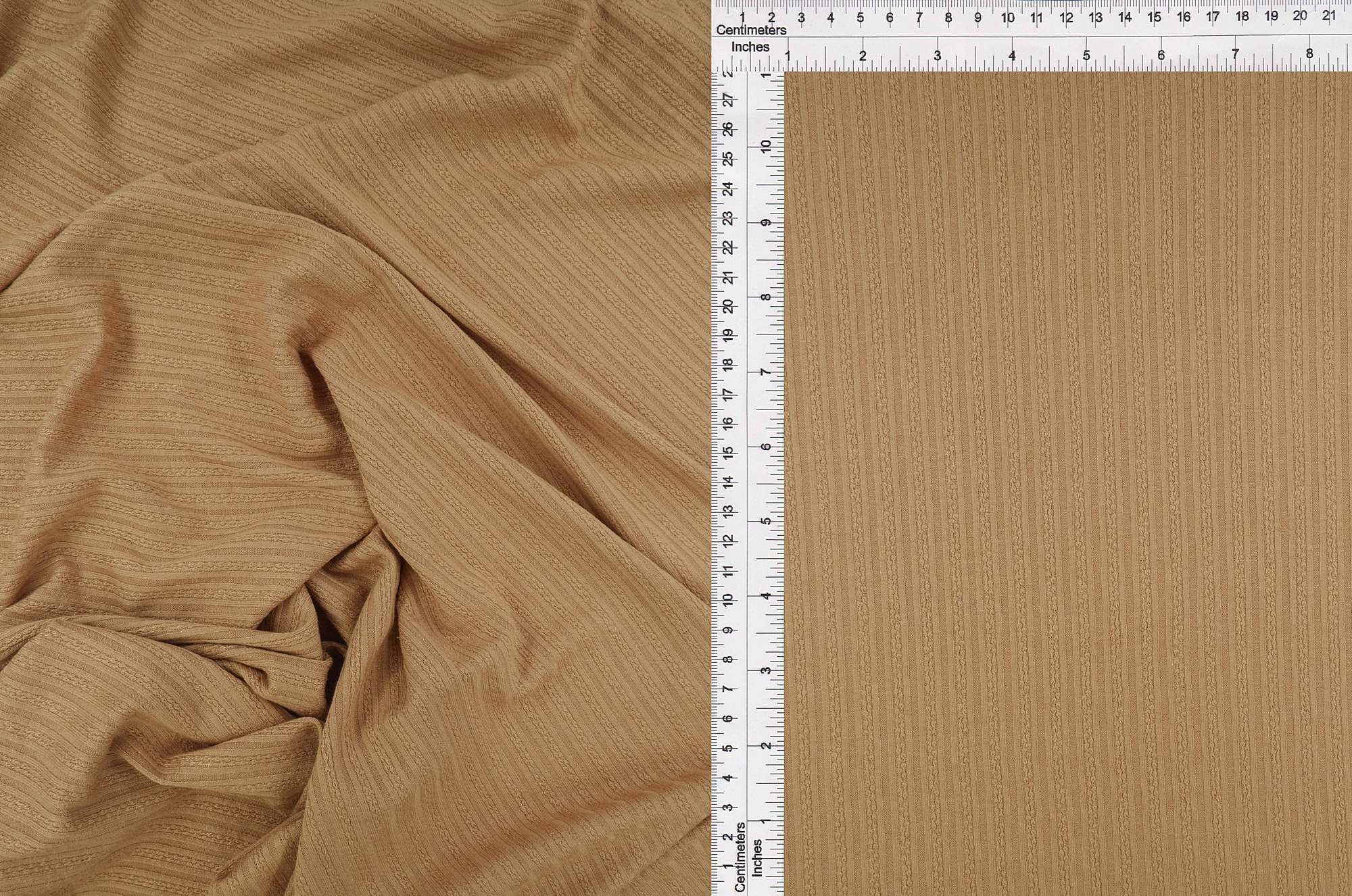 Rayon Rib Solid Stretch Knit Fabric - KNT4191