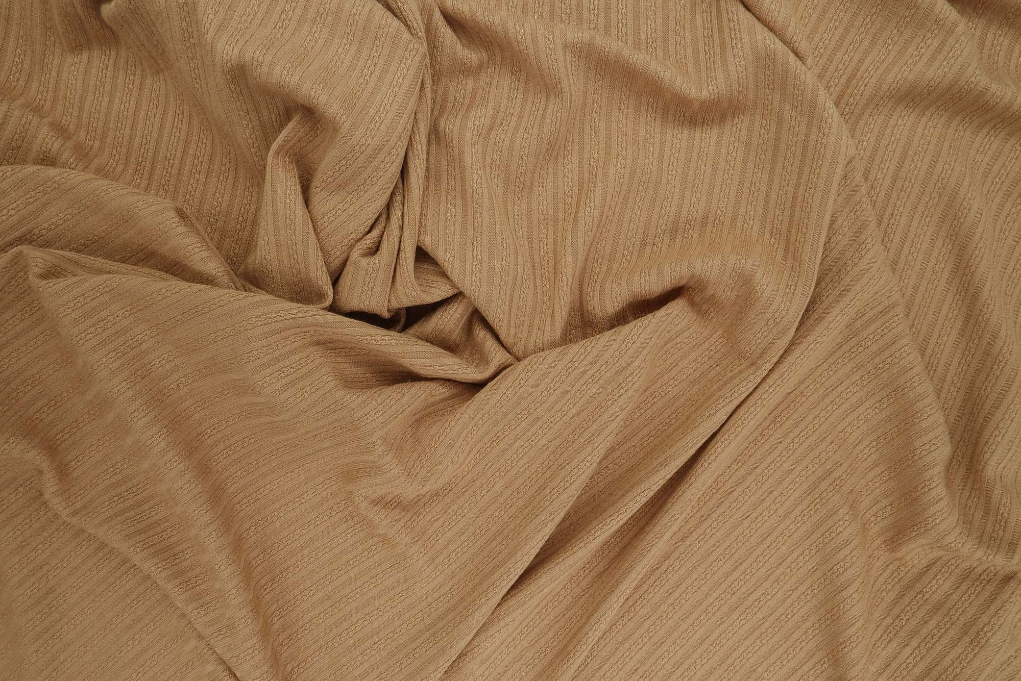 Rayon Rib Solid Stretch Knit Fabric - KNT4191