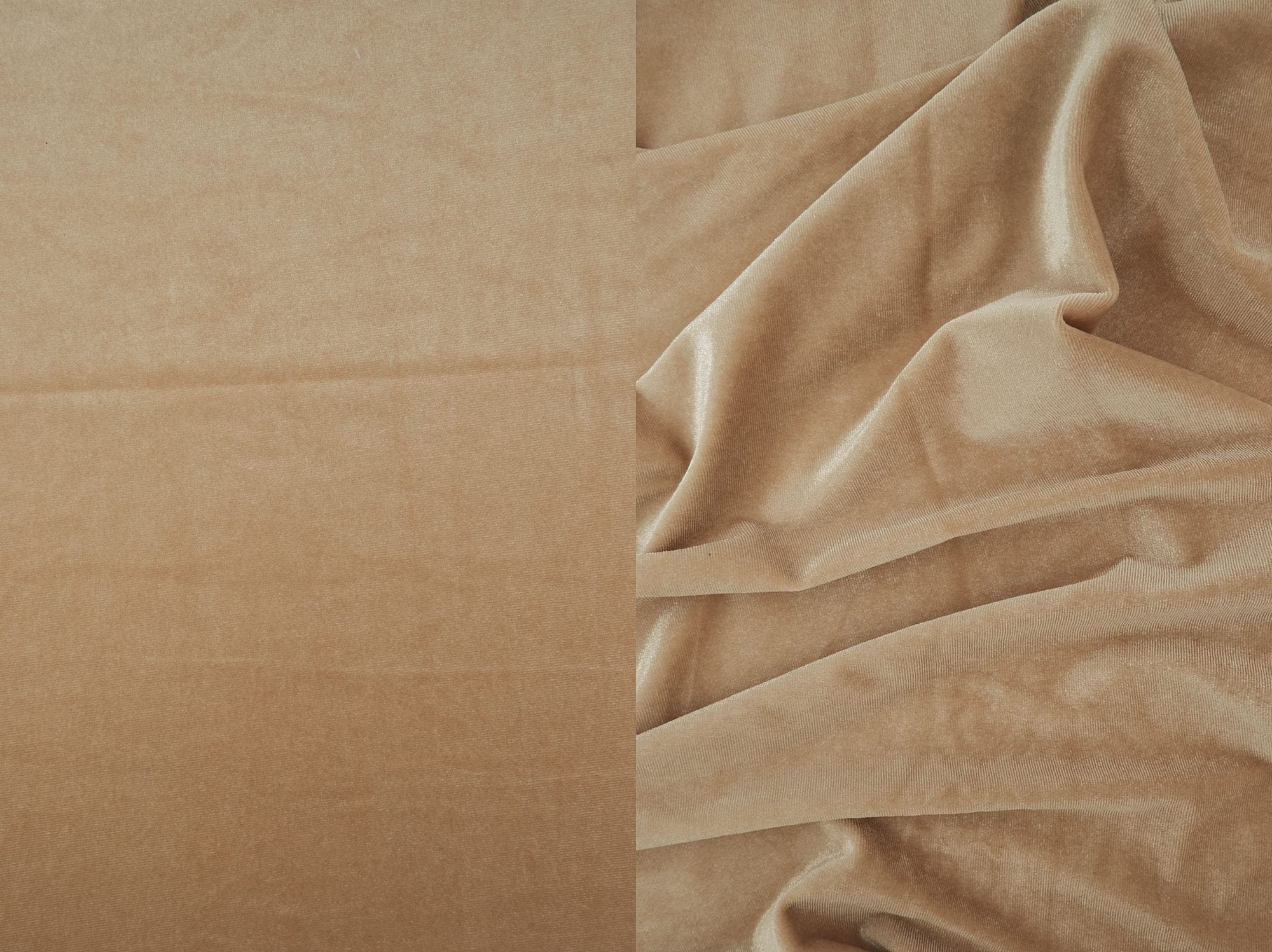 Velvet Solid Stretch Knit Fabric - KNT3850