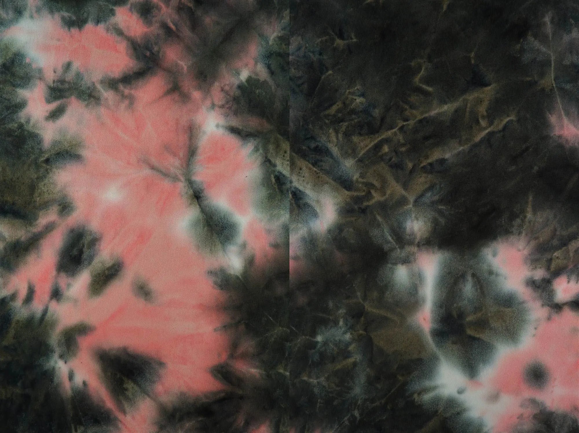 Brushed Tie-Dye Stretch Knit Fabric - KNT4354