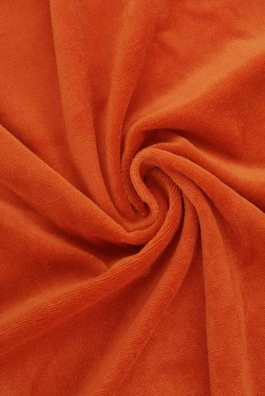 KNT4421 ORANGE DK BOTTOMS DRESS KNIT LOUNGEWEAR NO-PRINT OUTERWEAR PANTS POLYESTER SKIRTS SOLID SPANDEX STRETCH SWEATER TUNICS VELOUR