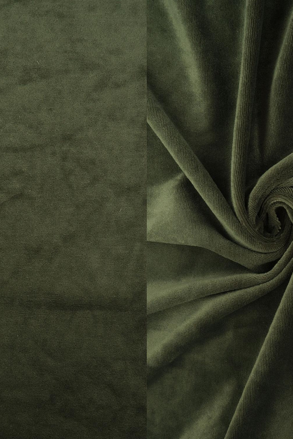 KNT4421 OLIVE VINTAGE BOTTOMS DRESS KNIT LOUNGEWEAR NO-PRINT OUTERWEAR PANTS POLYESTER SKIRTS SOLID SPANDEX STRETCH SWEATER TUNICS VELOUR