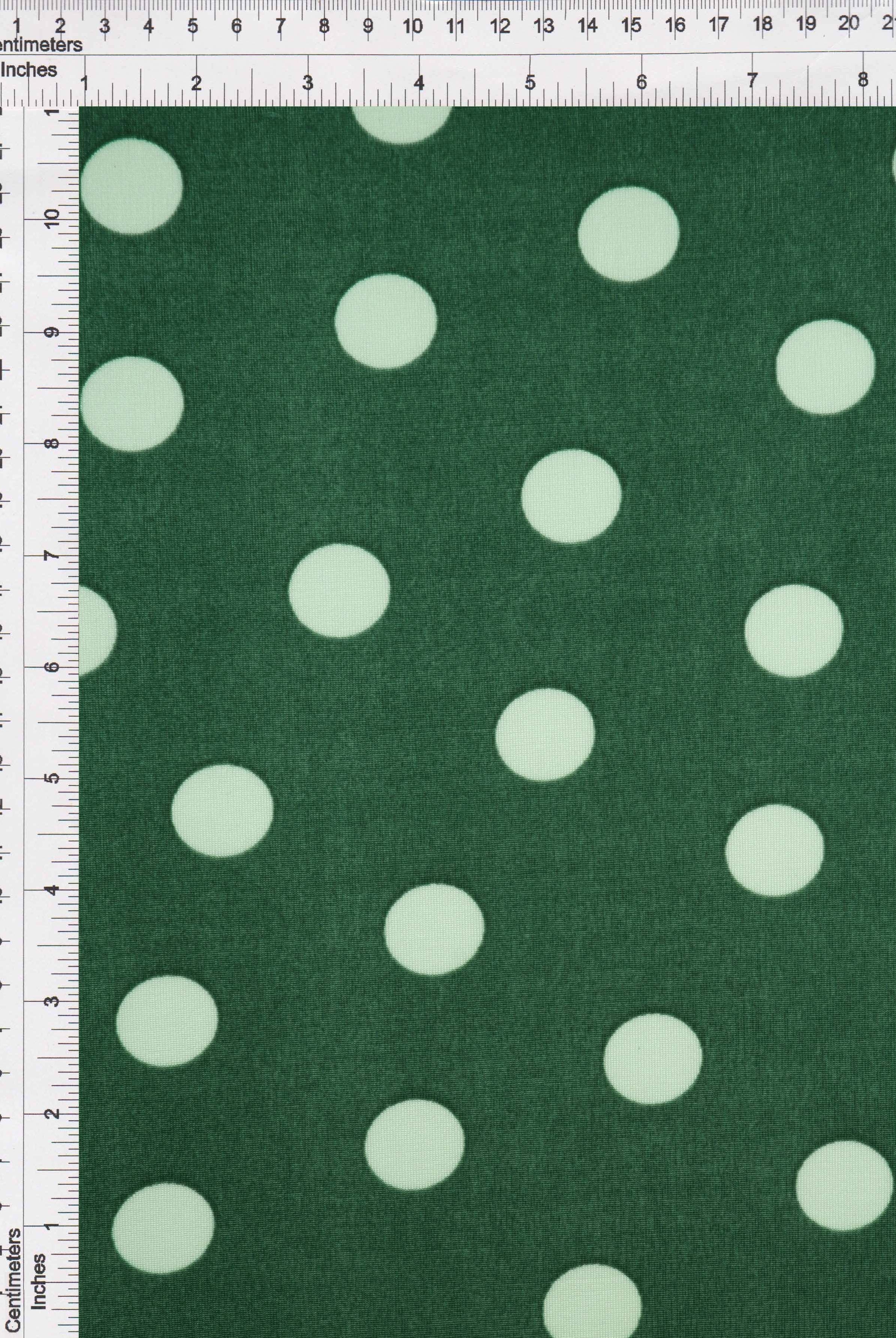 Ribbed Polka Dot Stretch Knit Fabric - KNT3963-DU1960