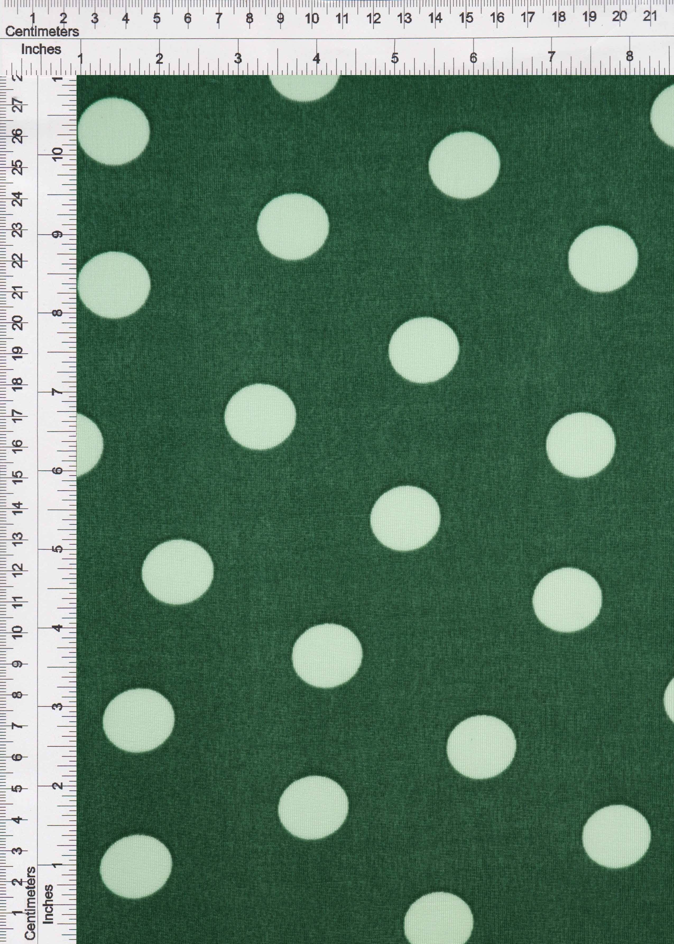 Ribbed Polka Dot Stretch Knit Fabric - KNT3963-DU1960