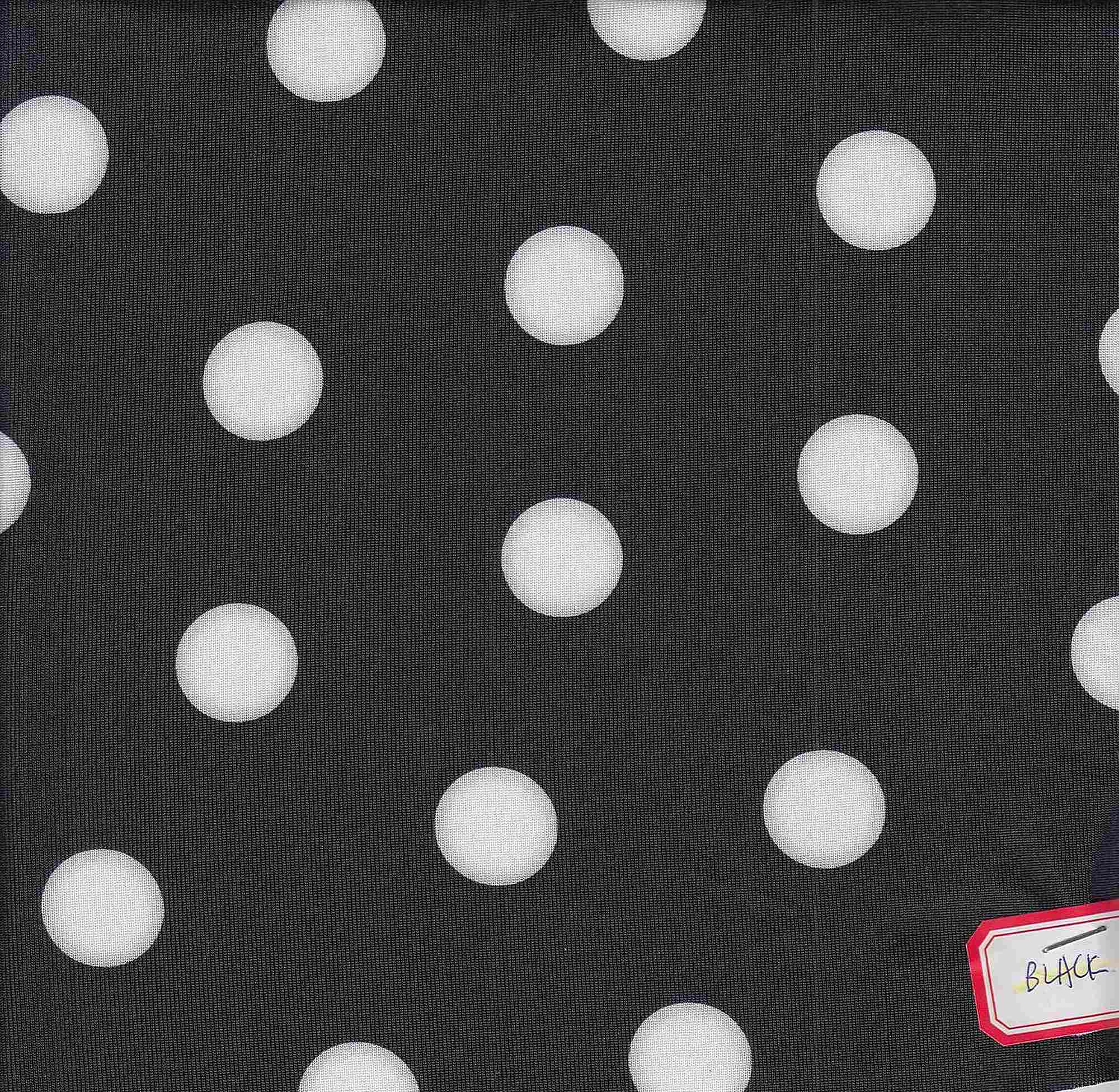 Ribbed Polka Dot Stretch Knit Fabric - KNT3963-DU1960