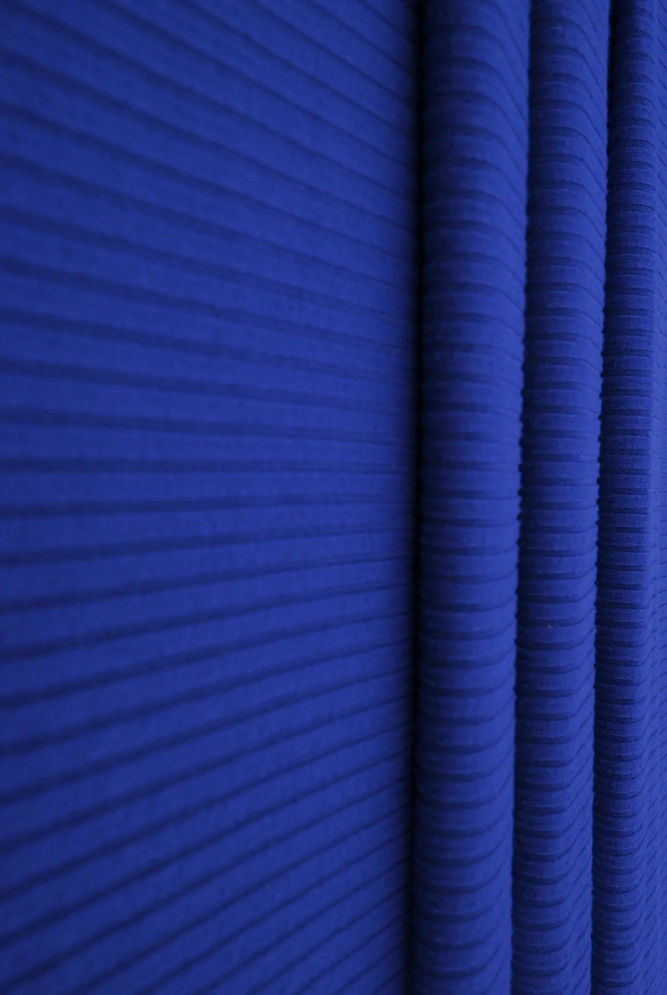 KNT4151 ROYAL BLUE BODYSUIT DRESS KNIT LOUNGEWEAR NO-PRINT POLYESTER RIB 4X2 SOLID-B SPANDEX STRETCH TOPS YUMMY