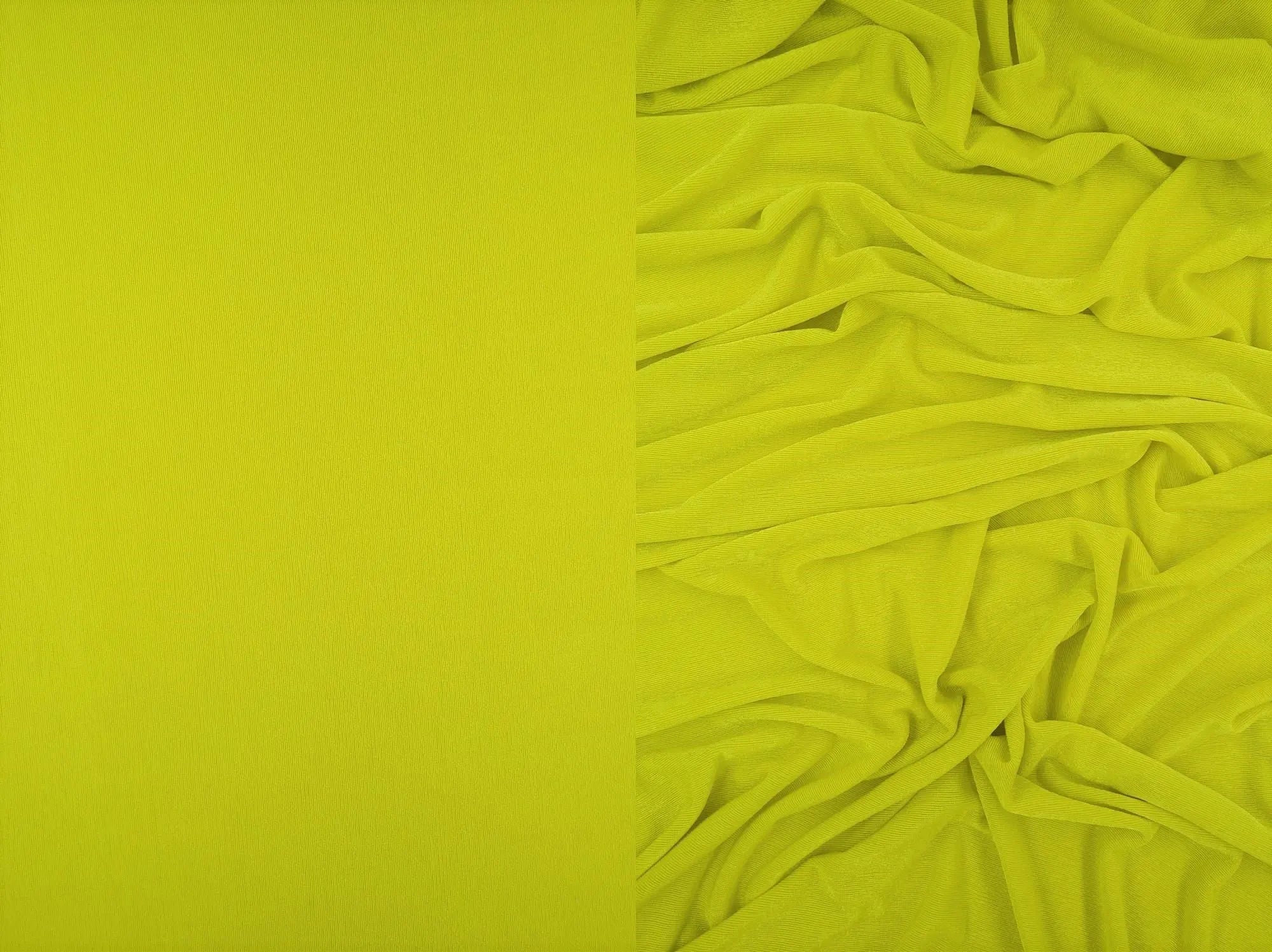 KNT3963 LIME BIKER SHORTS BODYSUIT BOTTOMS CAMI DRESS KNIT LOUNGEWEAR NO-PRINT PANTS POLYESTER RIBBED 1X1 SLINKY SOLID SPANDEX STRETCH T-SHIRT TOPS TUNICS YELLOW