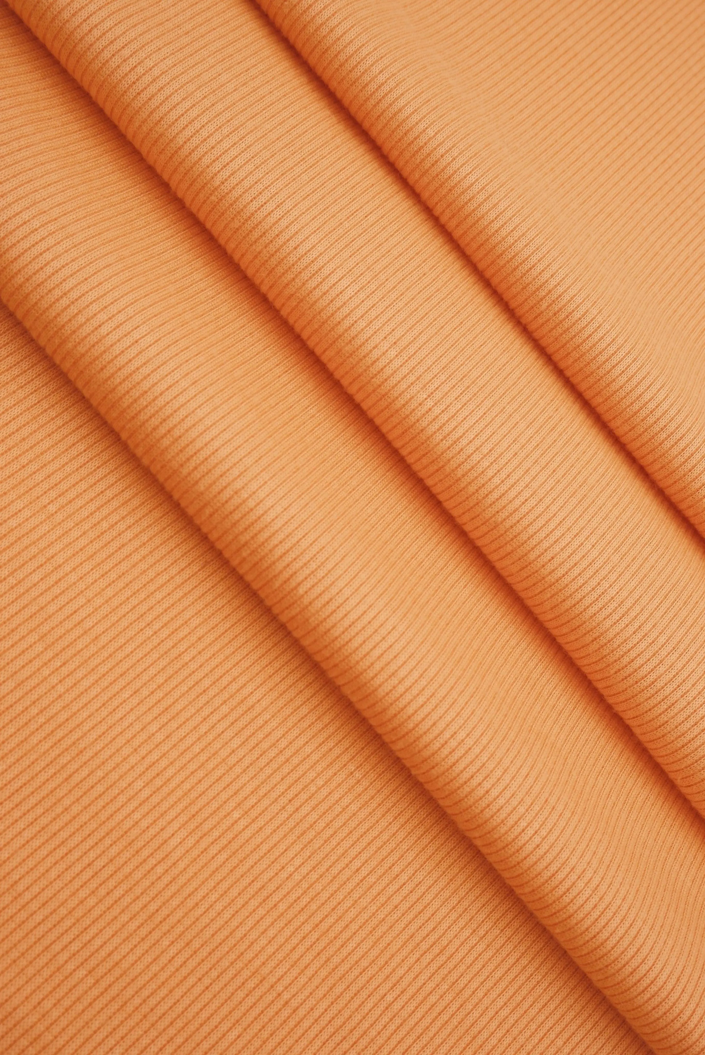Rib Solid Stretch Knit Fabric - KNT3895